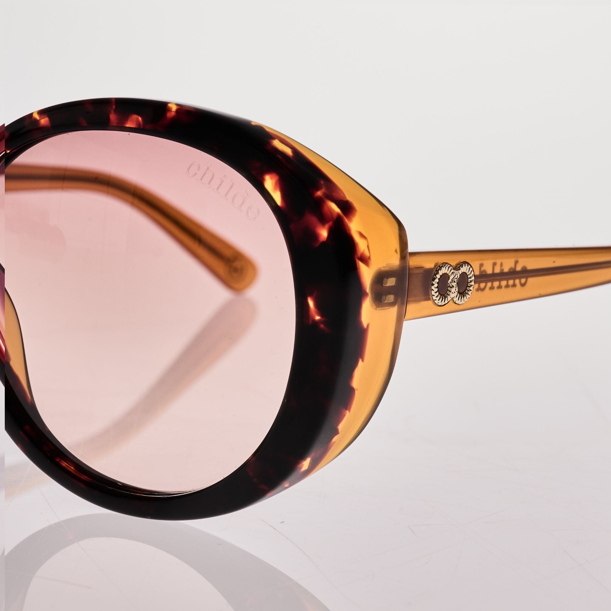 DRUMMER-2.0 Gloss Havana Tort | Rose Gradient Bio Lens