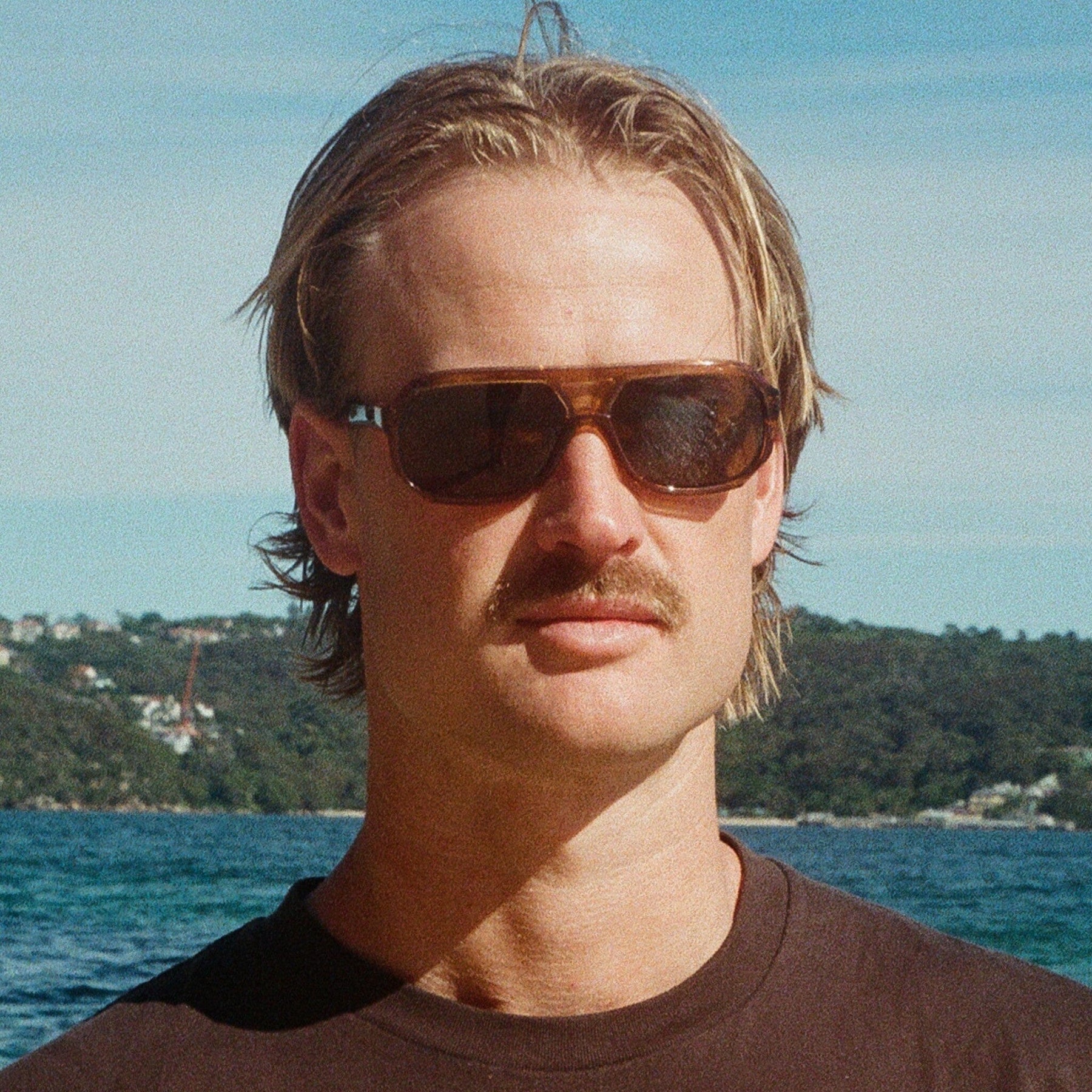 Retro rectangular aviator