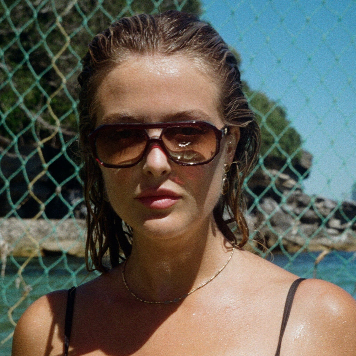 AUDIO Tri Tone Ruby Green | Rose Gradient Bio Lens