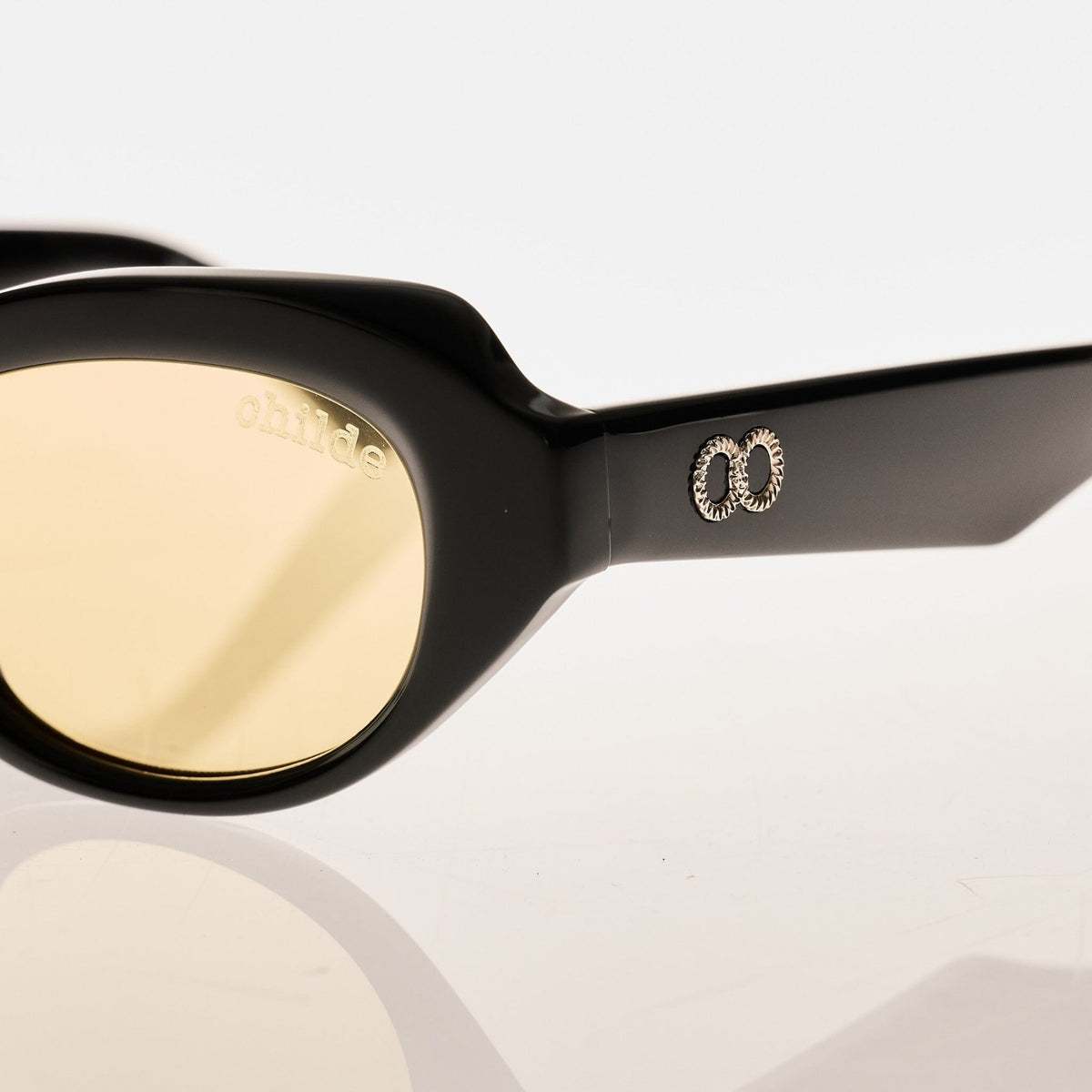 BALLET Gloss Black Bio Acetate | Yellow Bio Lens