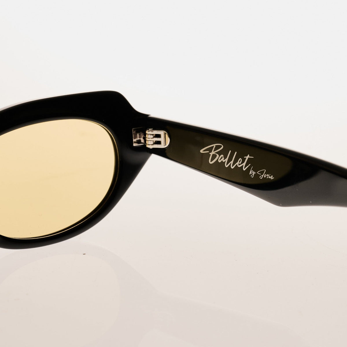 BALLET Gloss Black Bio Acetate | Yellow Bio Lens