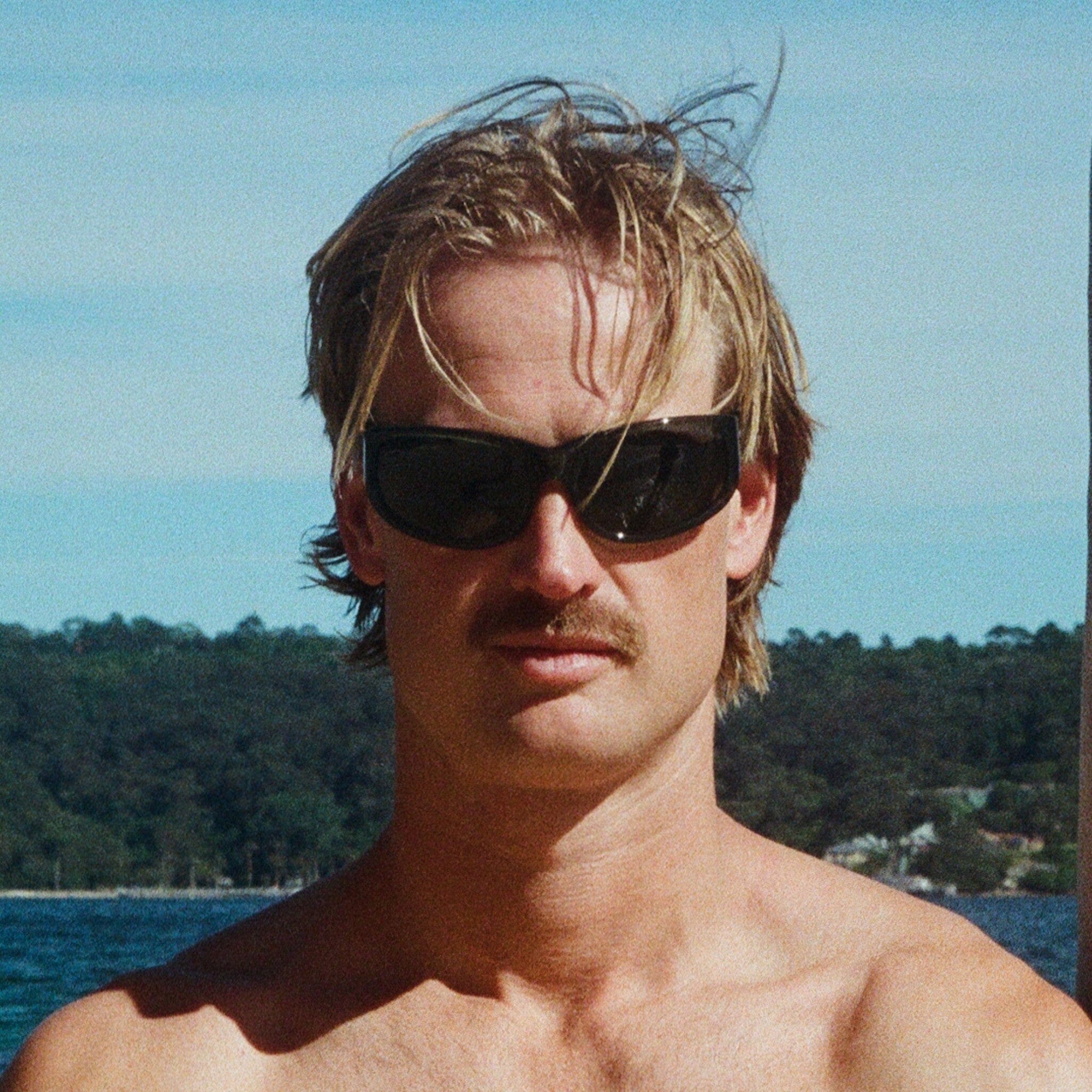 CYLINDER Gloss Black | Green Polarised Bio Lens