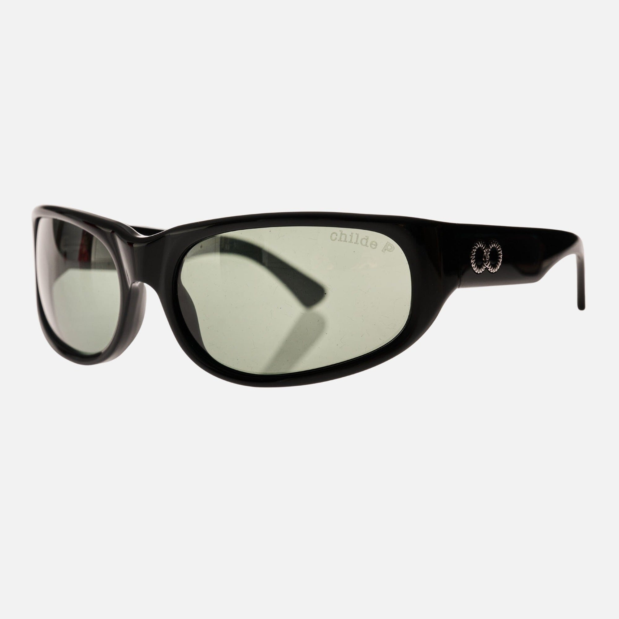 CYLINDER Gloss Black | Green Polarised Bio Lens