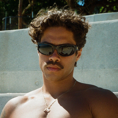 CYLINDER Gloss Havana Tort | Green Polarised Bio Lens