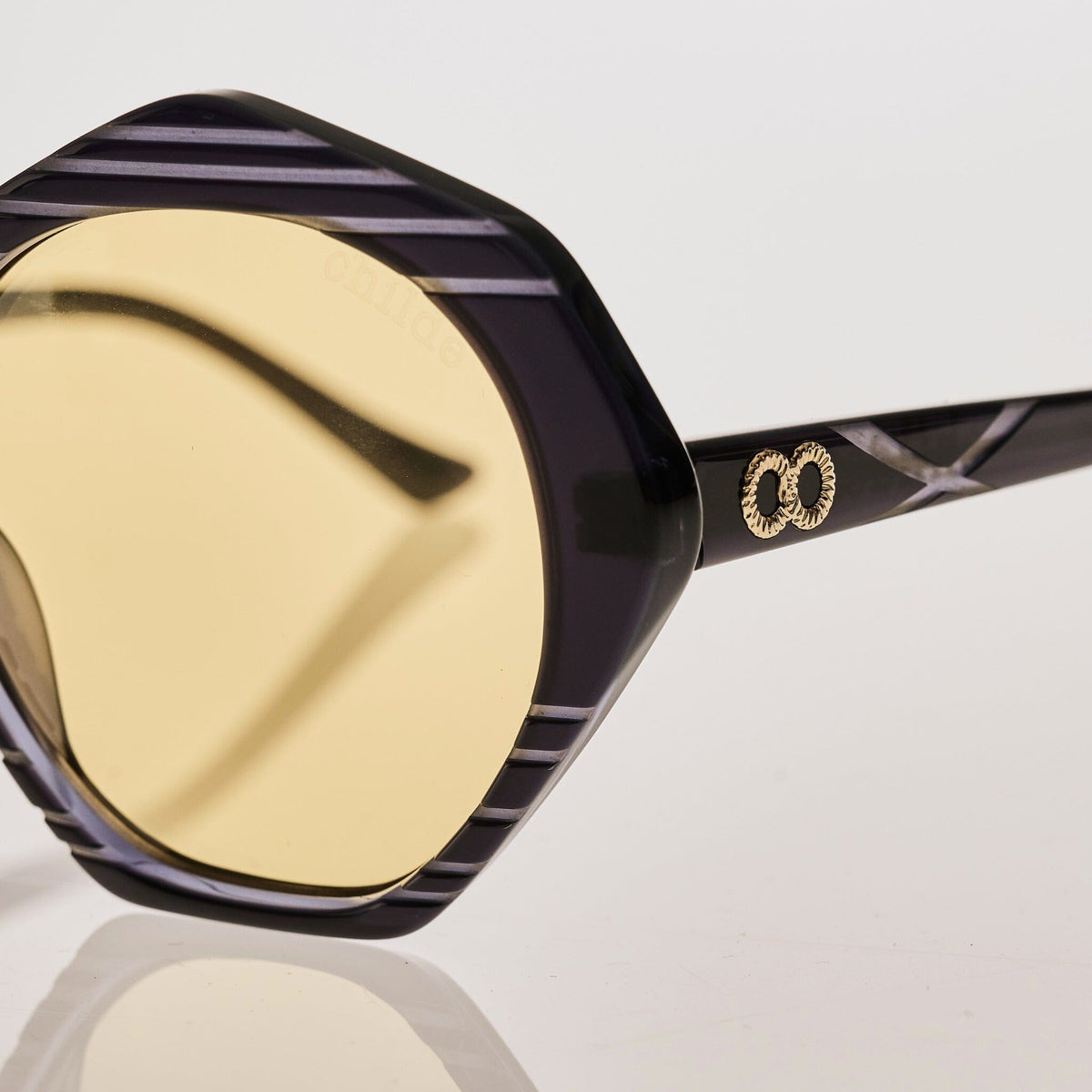 CYMBAL Black Blue Obsidien | Yellow Bio Lens