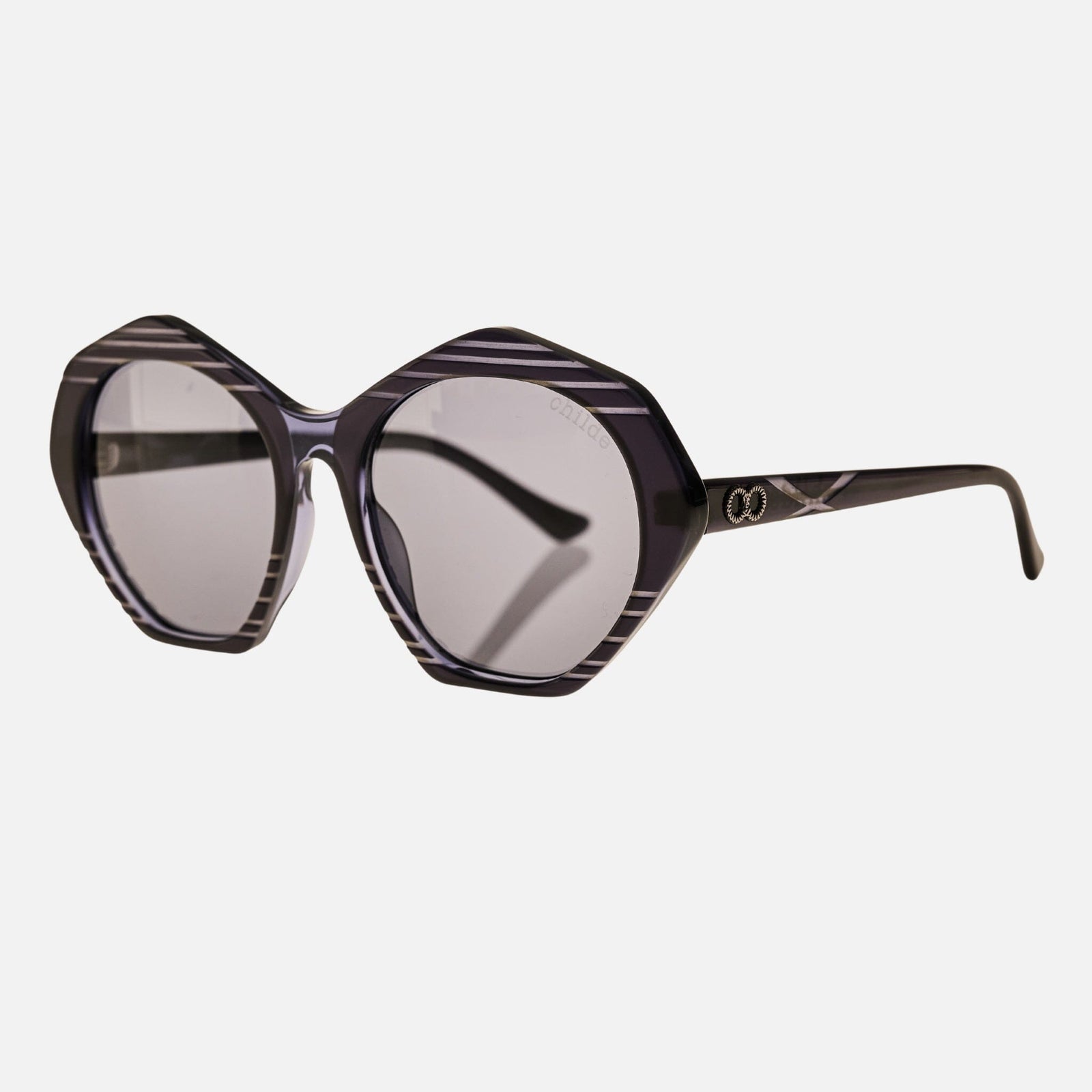 CYMBAL Black Blue Obsidien | Grey Bio Lens