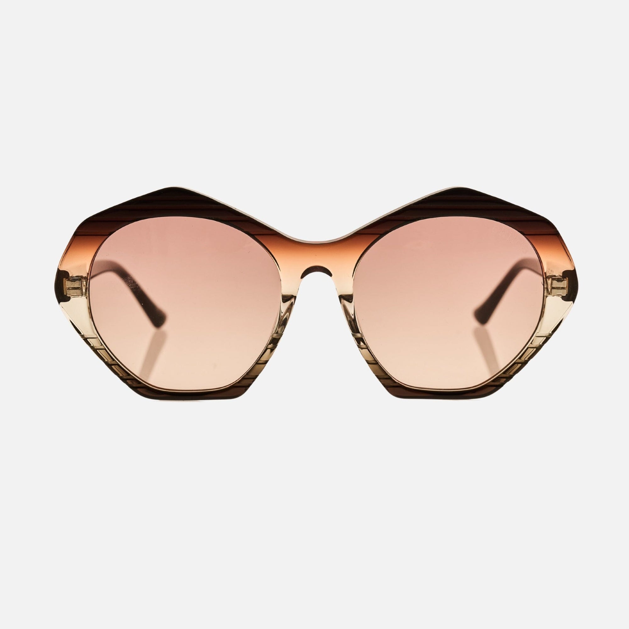 CYMBAL Brown Orange Fade | Rose Gradient Bio Lens