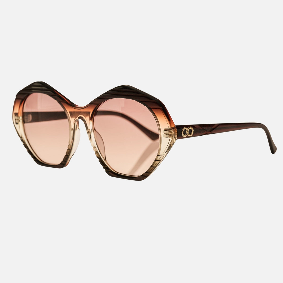 CYMBAL Brown Orange Fade | Rose Gradient Bio Lens