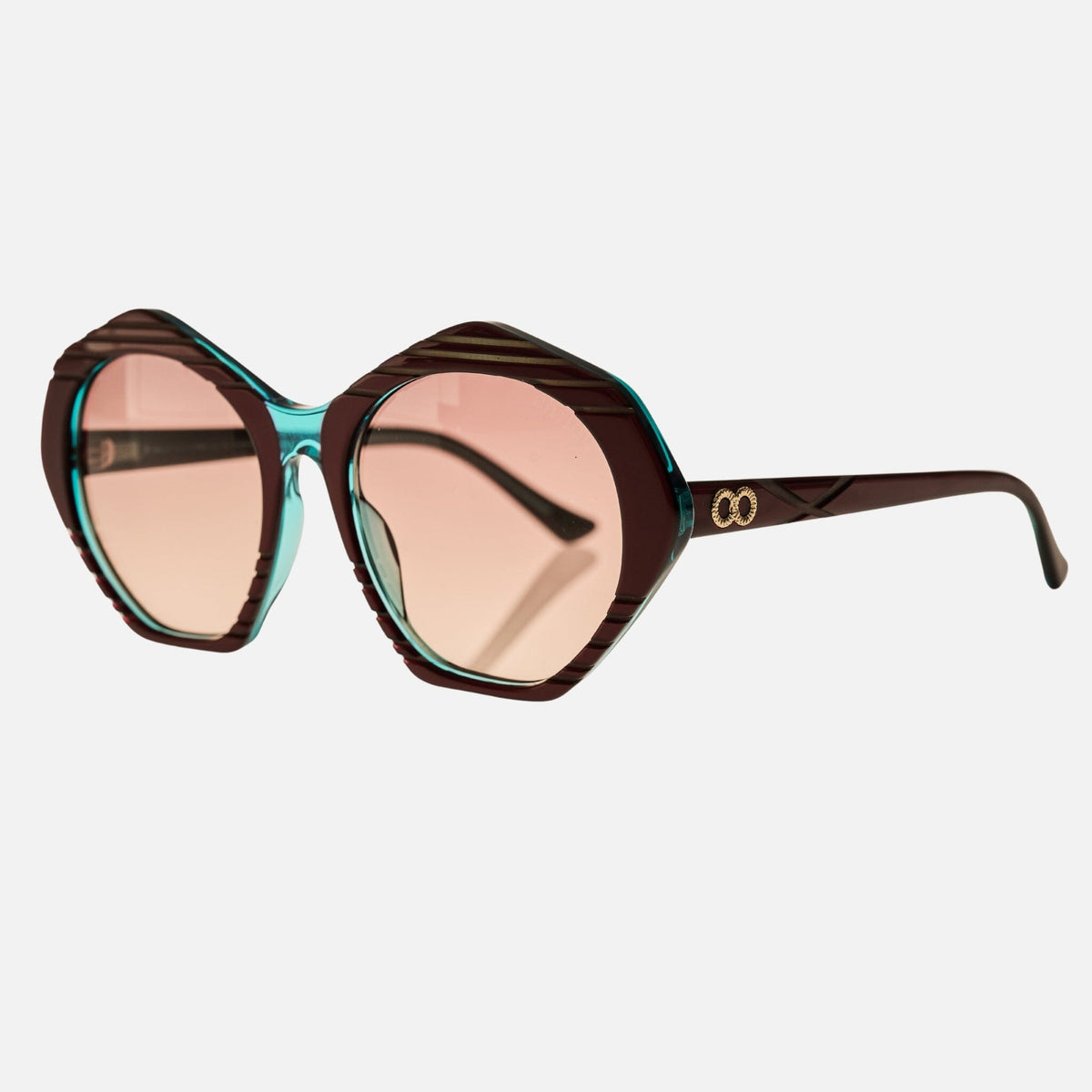 CYMBAL Tri-Tone Ruby Green | Rose Gradient Bio Lens