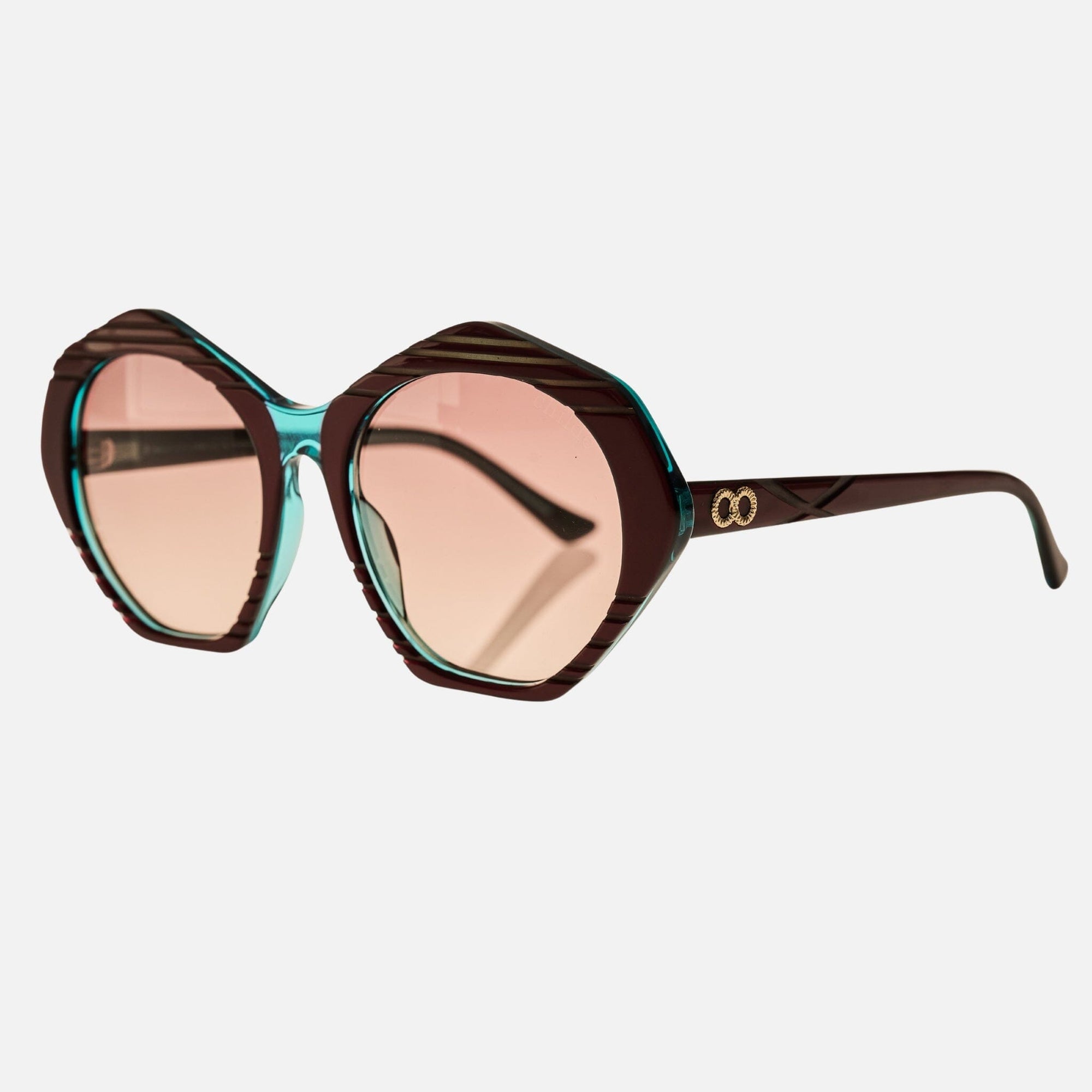 CYMBAL Tri-Tone Ruby Green | Rose Gradient Bio Lens