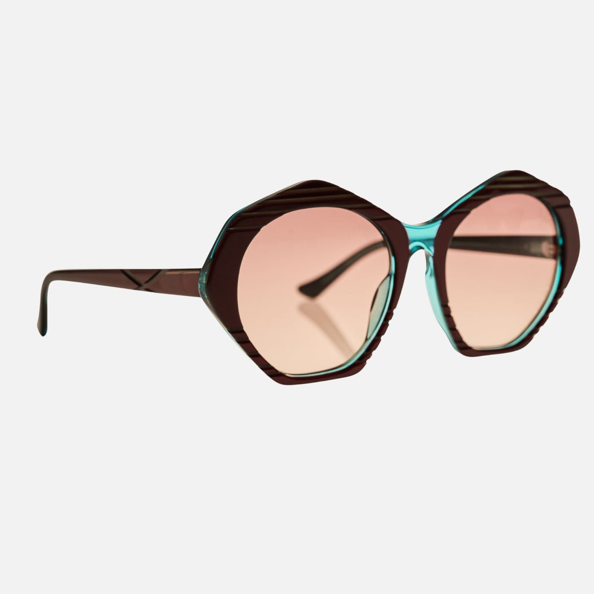 CYMBAL Tri-Tone Ruby Green | Rose Gradient Bio Lens