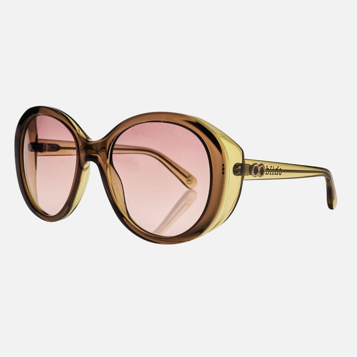 DRUMMER-2.0 Brown Light Green | Rose Gradient Bio Lens