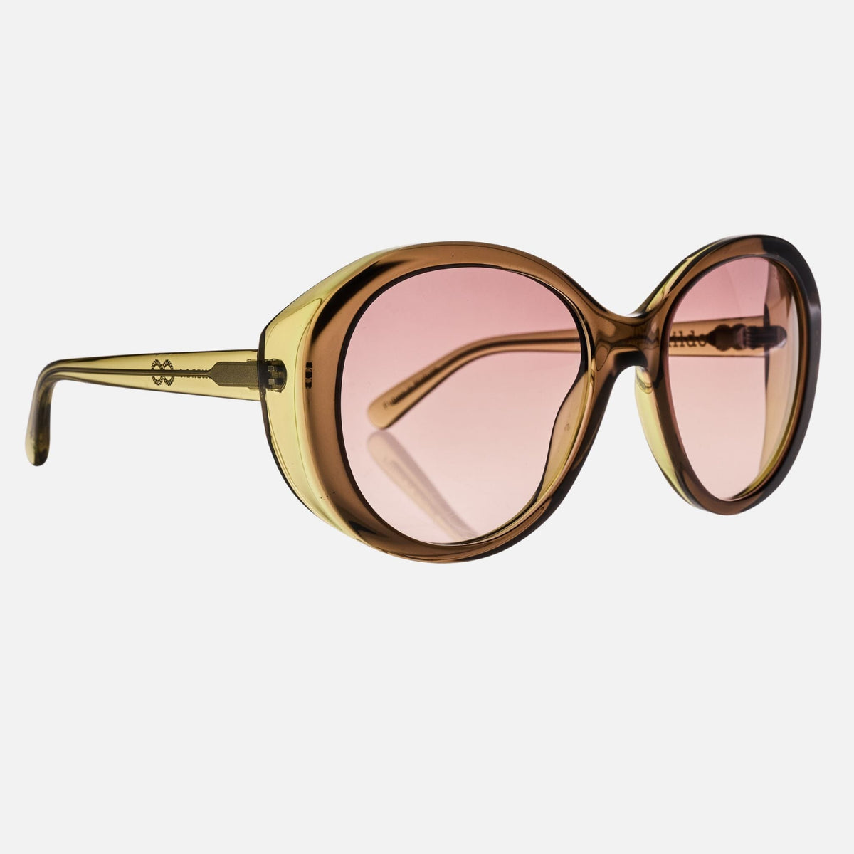 DRUMMER-2.0 Brown Light Green | Rose Gradient Bio Lens