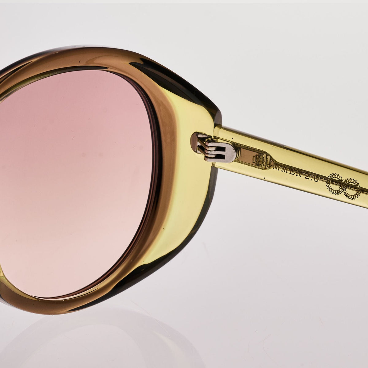 DRUMMER-2.0 Brown Light Green | Rose Gradient Bio Lens
