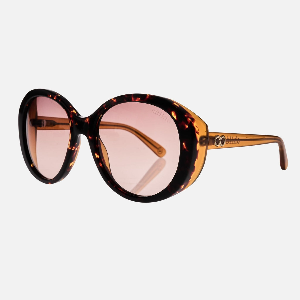 DRUMMER-2.0 Gloss Havana Tort | Rose Gradient Bio Lens