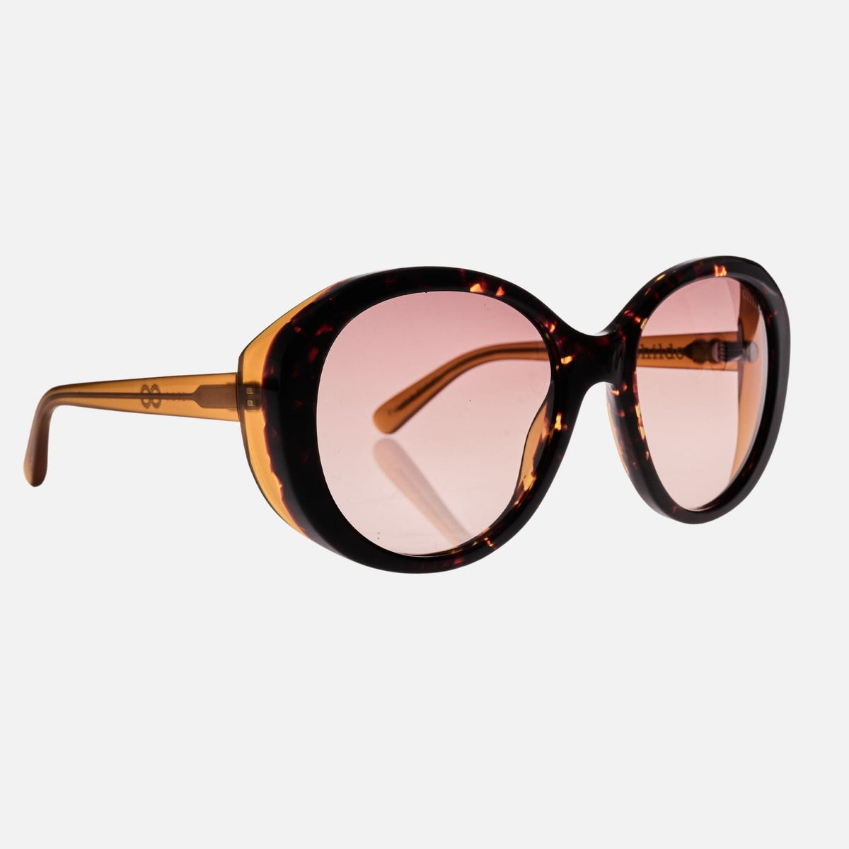 DRUMMER-2.0 Gloss Havana Tort | Rose Gradient Bio Lens