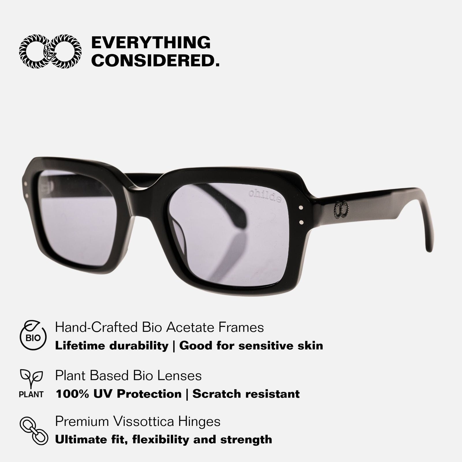 ENTRY Gloss Black | Grey Bio Lens