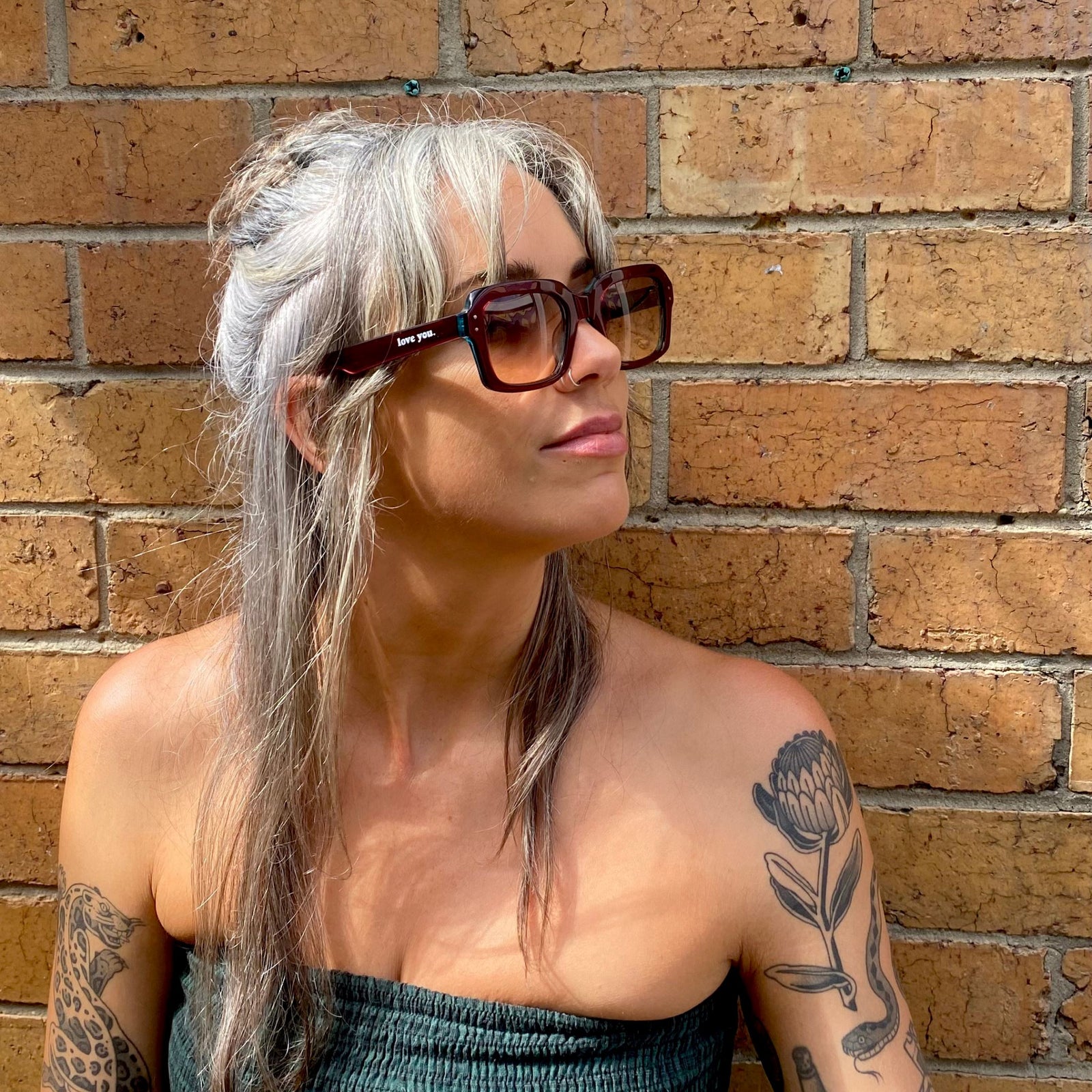 ENTRY Tri Tone Ruby Green | Rose Gradient Bio Lens