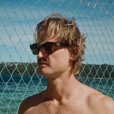 FOLSOM Black Yellow Fade | Amber Bio Lens