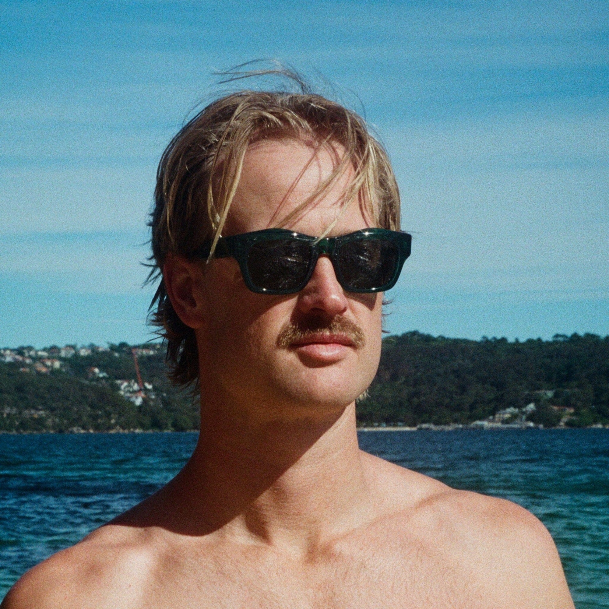 FOLSOM Deep Teal Green | Green Polarised Bio Lens