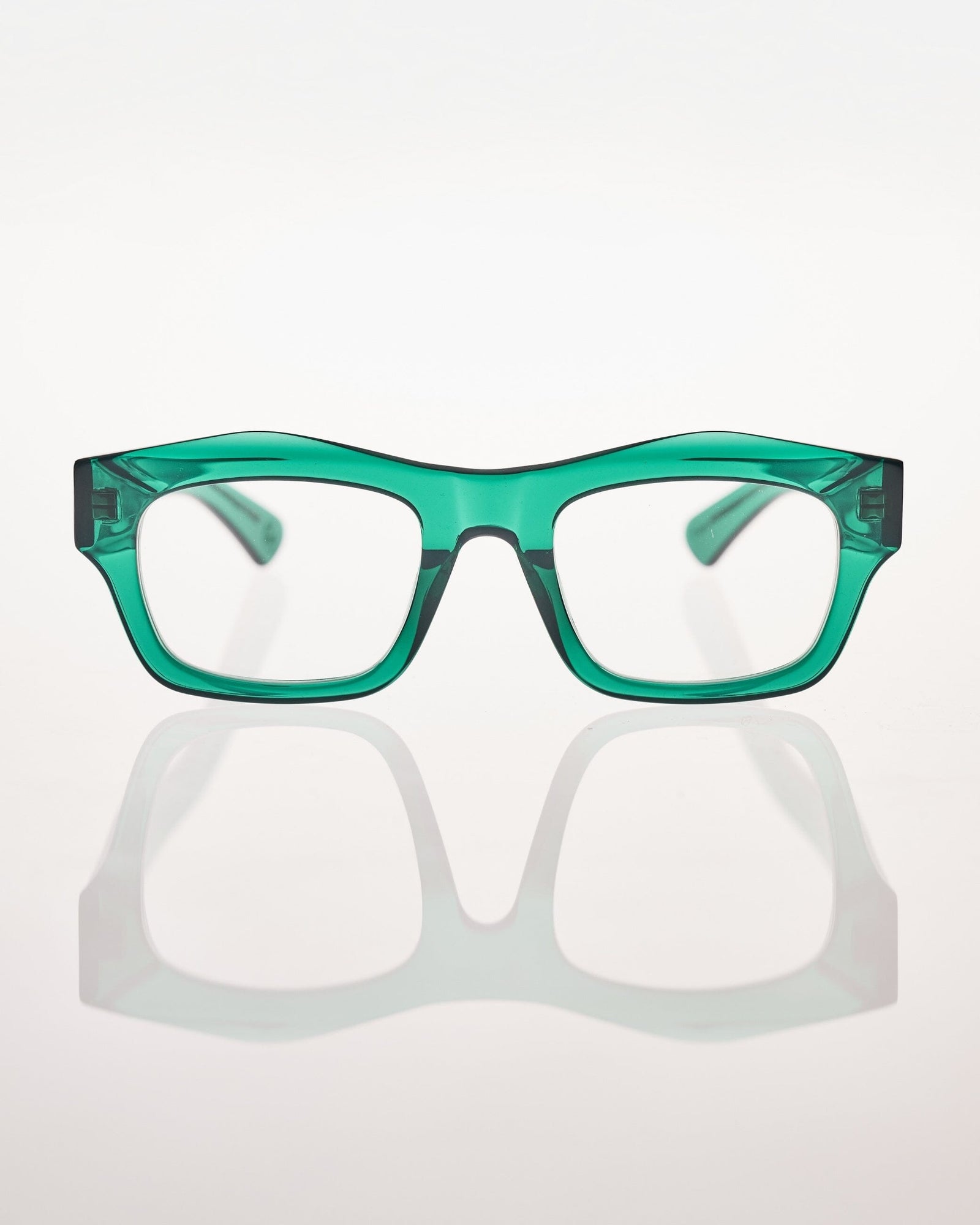 FOLSOM Deep Teal Green | Prescription Lens