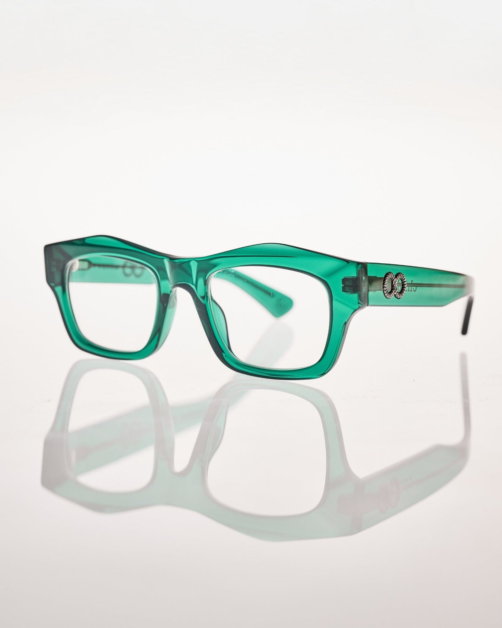 FOLSOM Deep Teal Green | Prescription Lens