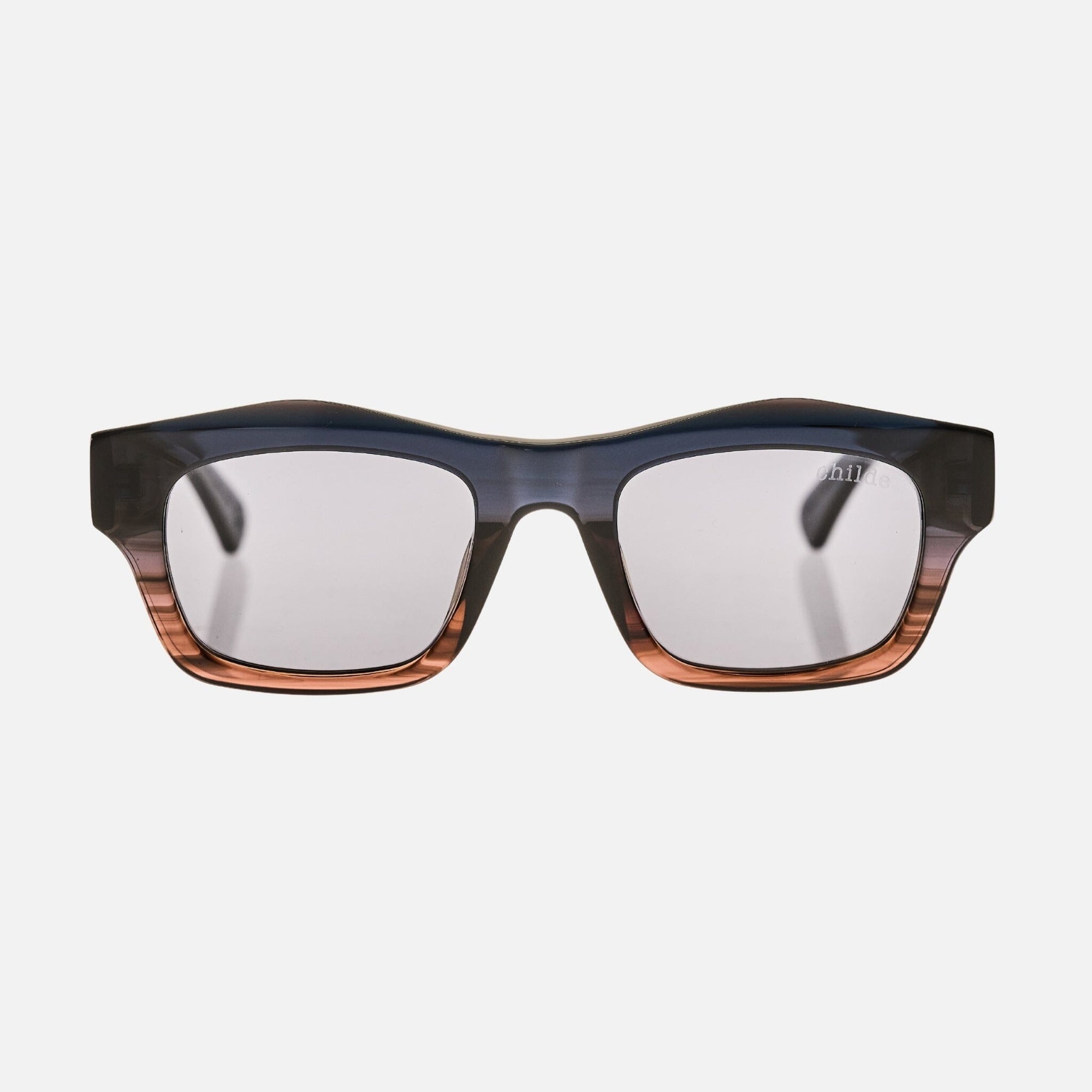 FOLSOM Bio-Acetate Sunset Blue Gradient | Grey Bio Lens