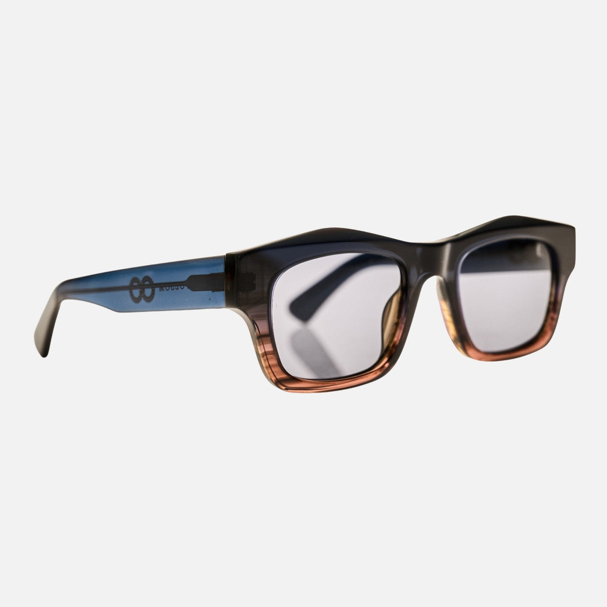 FOLSOM Bio-Acetate Sunset Blue Gradient | Grey Bio Lens