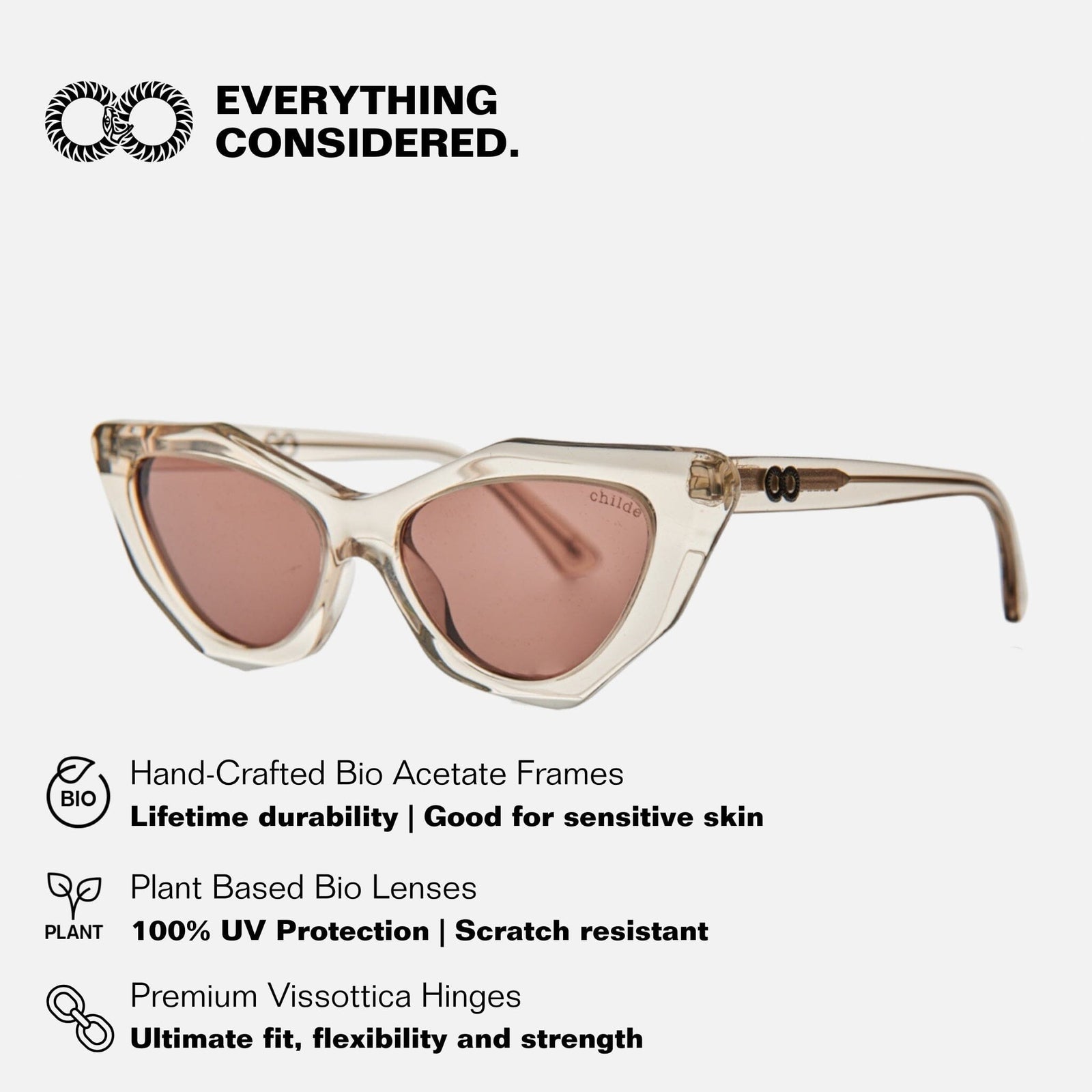 MOOKHI Bio-Acetate Crystal Sand | Amber Lens