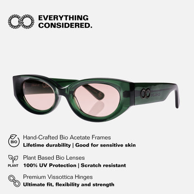 ORACLE Translucent Green | Rose Gradient Bio Lens