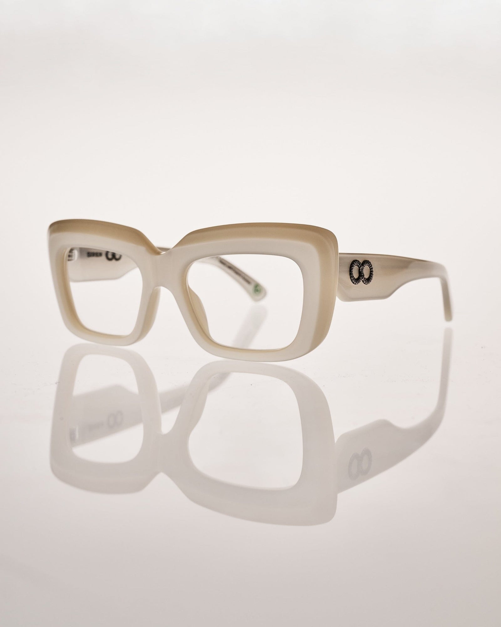 SIREN Pearl White Silver | Prescription Lens