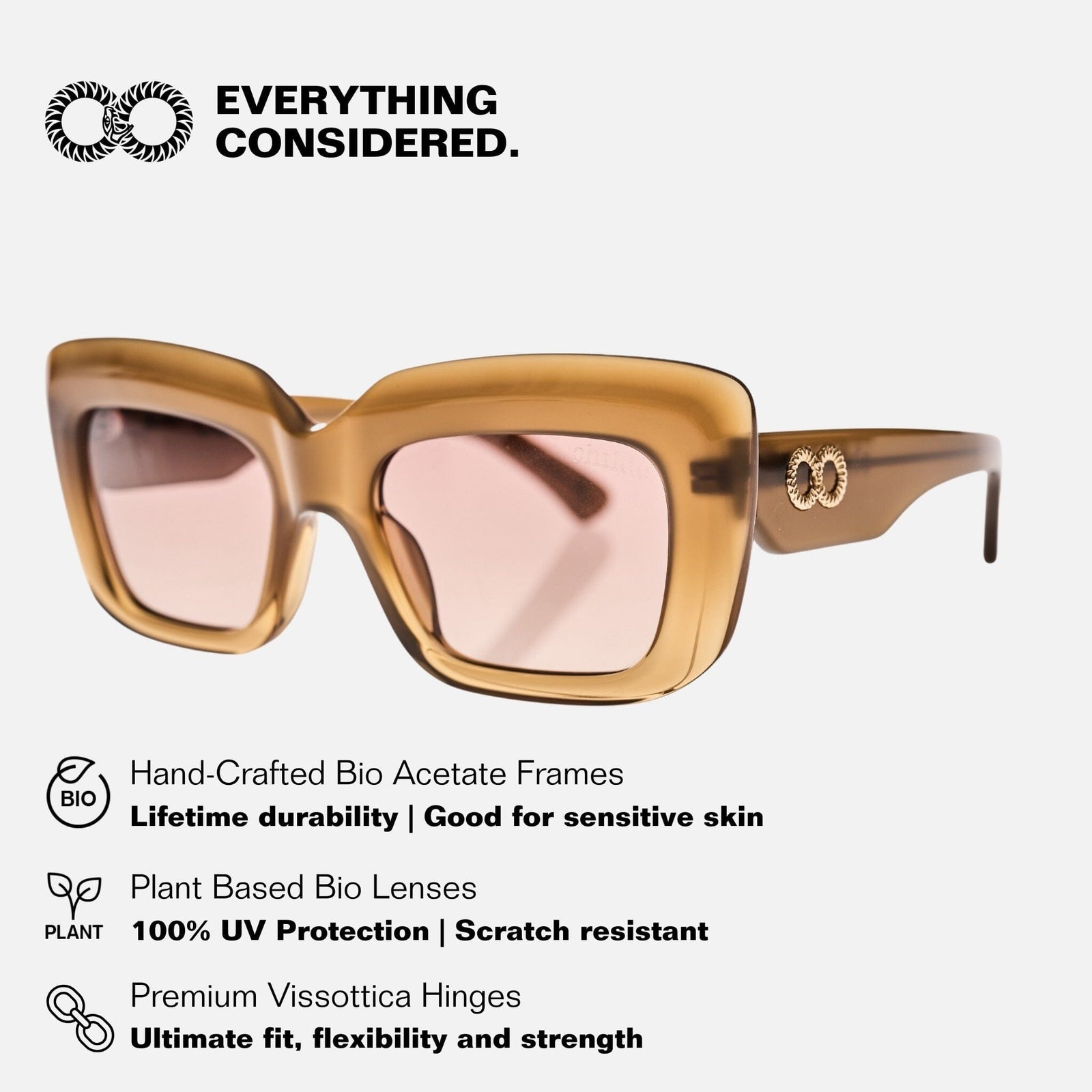 SIREN Olive Honey Fade | Rose Gradient Bio Lens