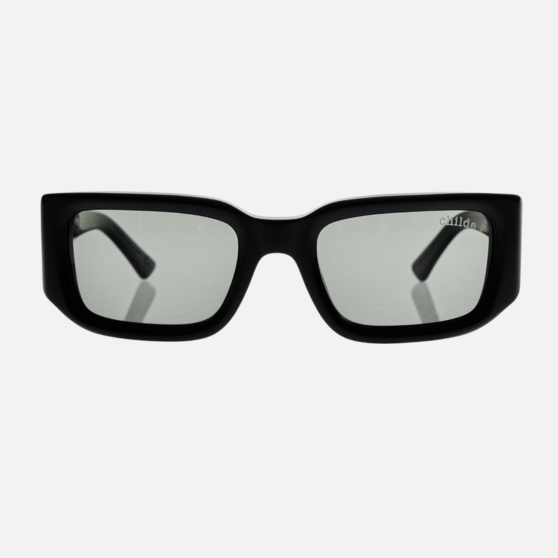 SoliTV Gloss Black | Green Polarised Bio Lens