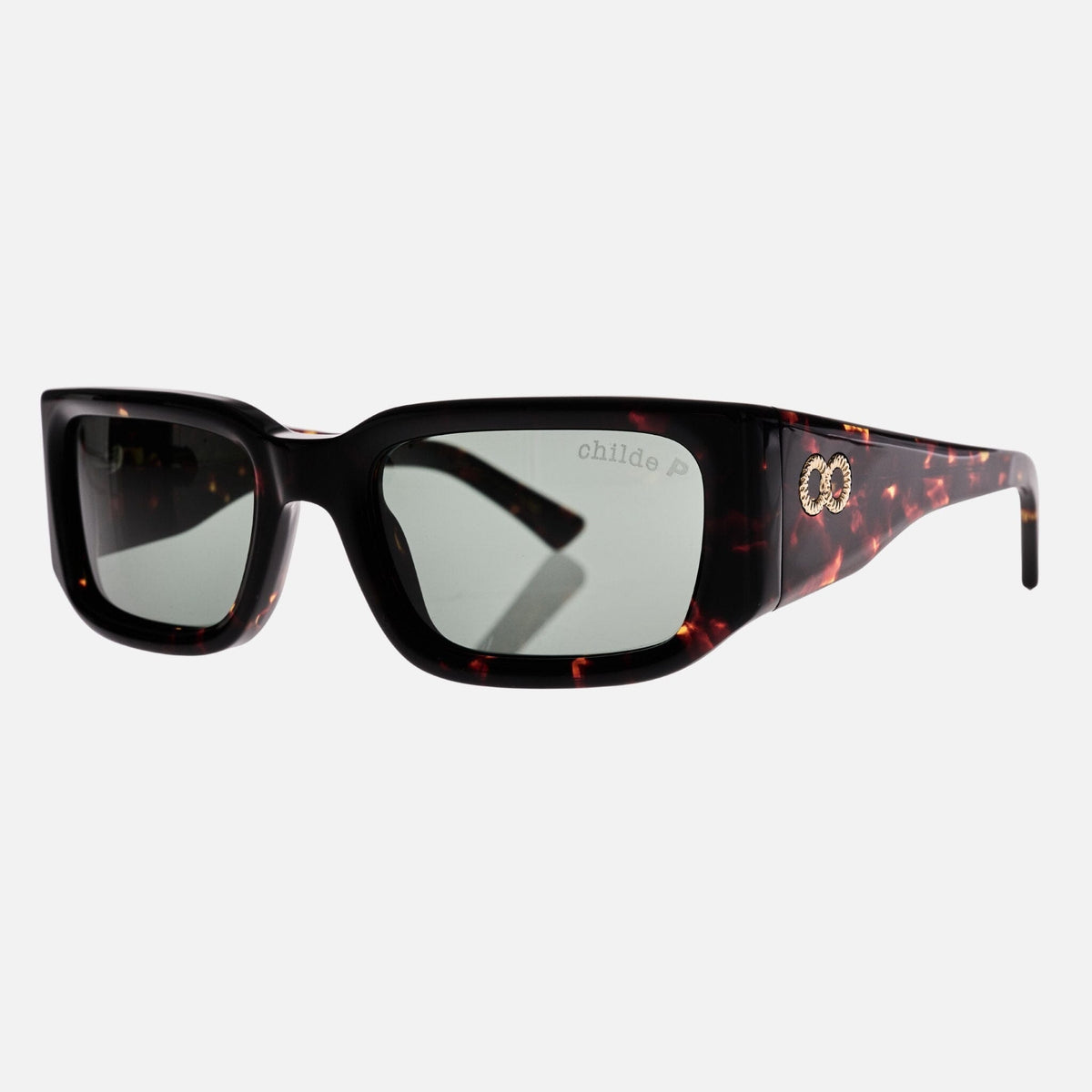 SoliTV Gloss Havana Tort | Green Polarised Bio Lens