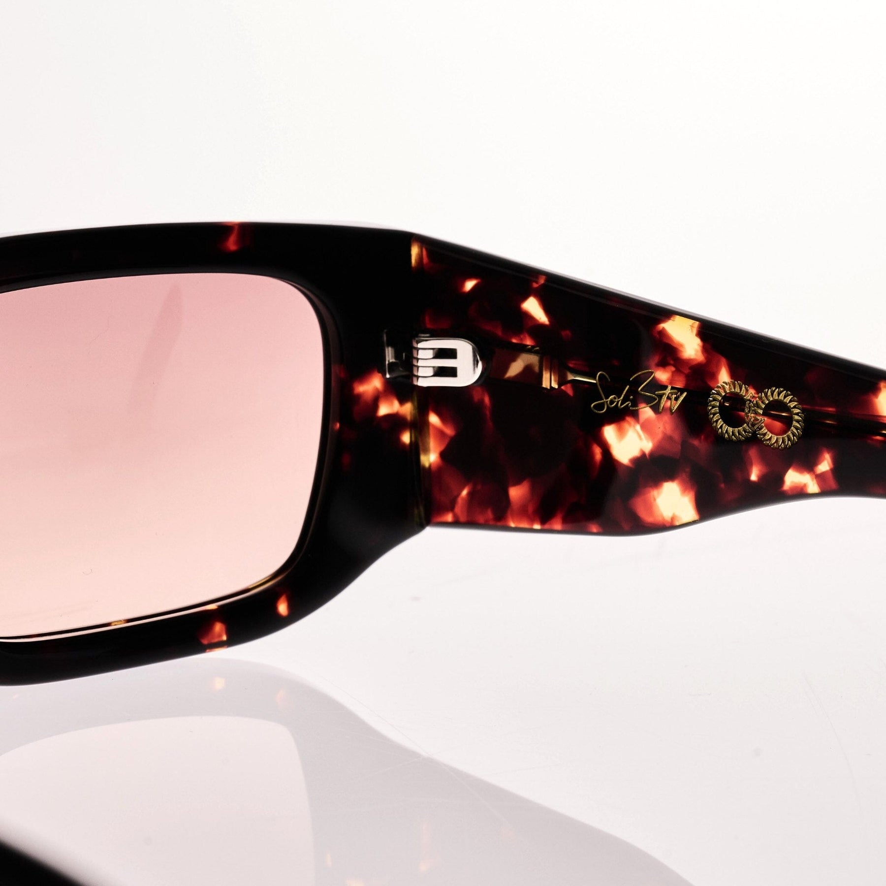 SoliTV Gloss Havana Tort | Rose Gradient Bio Lens