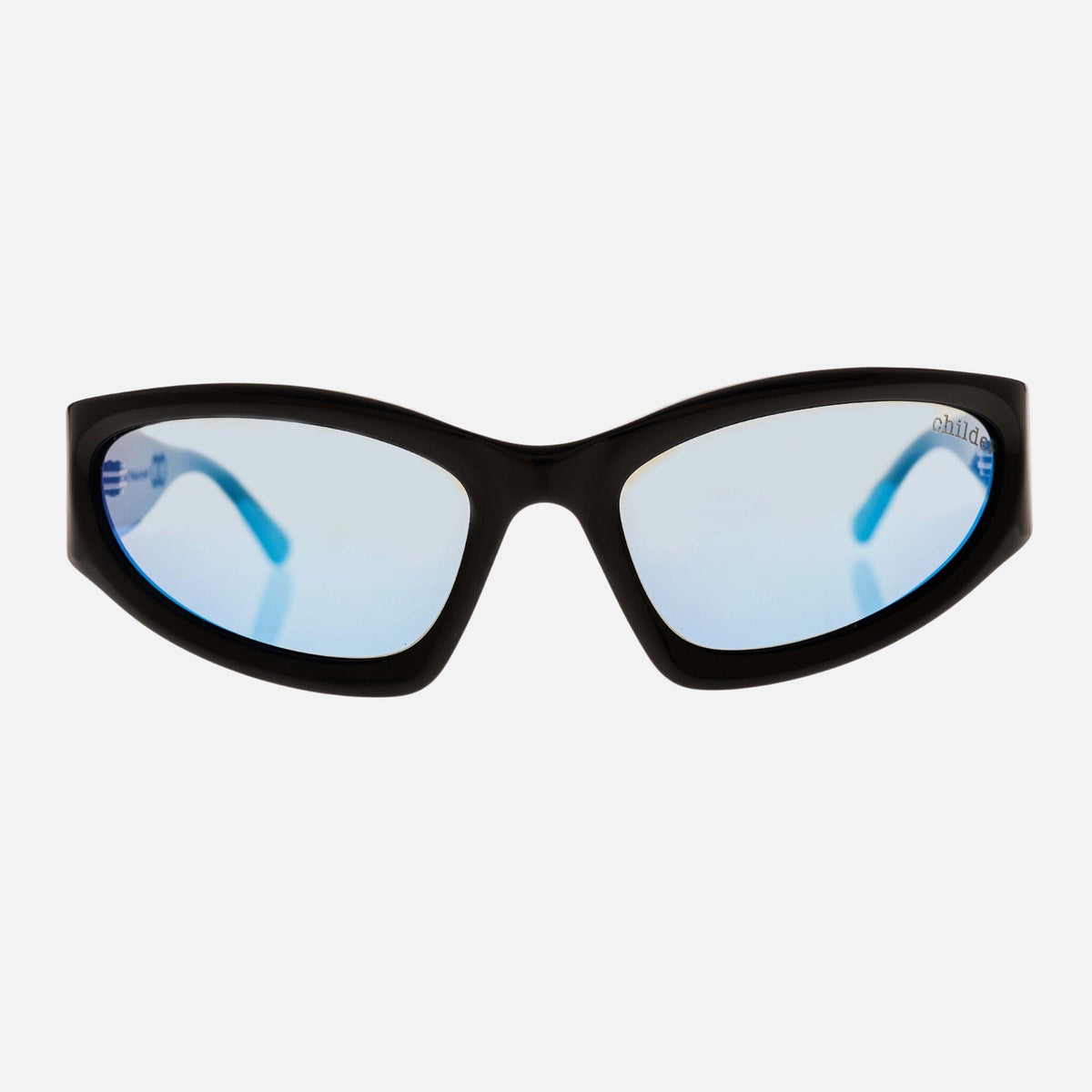 TOMB Gloss Black | Blue Chrome Polarised Bio Lens