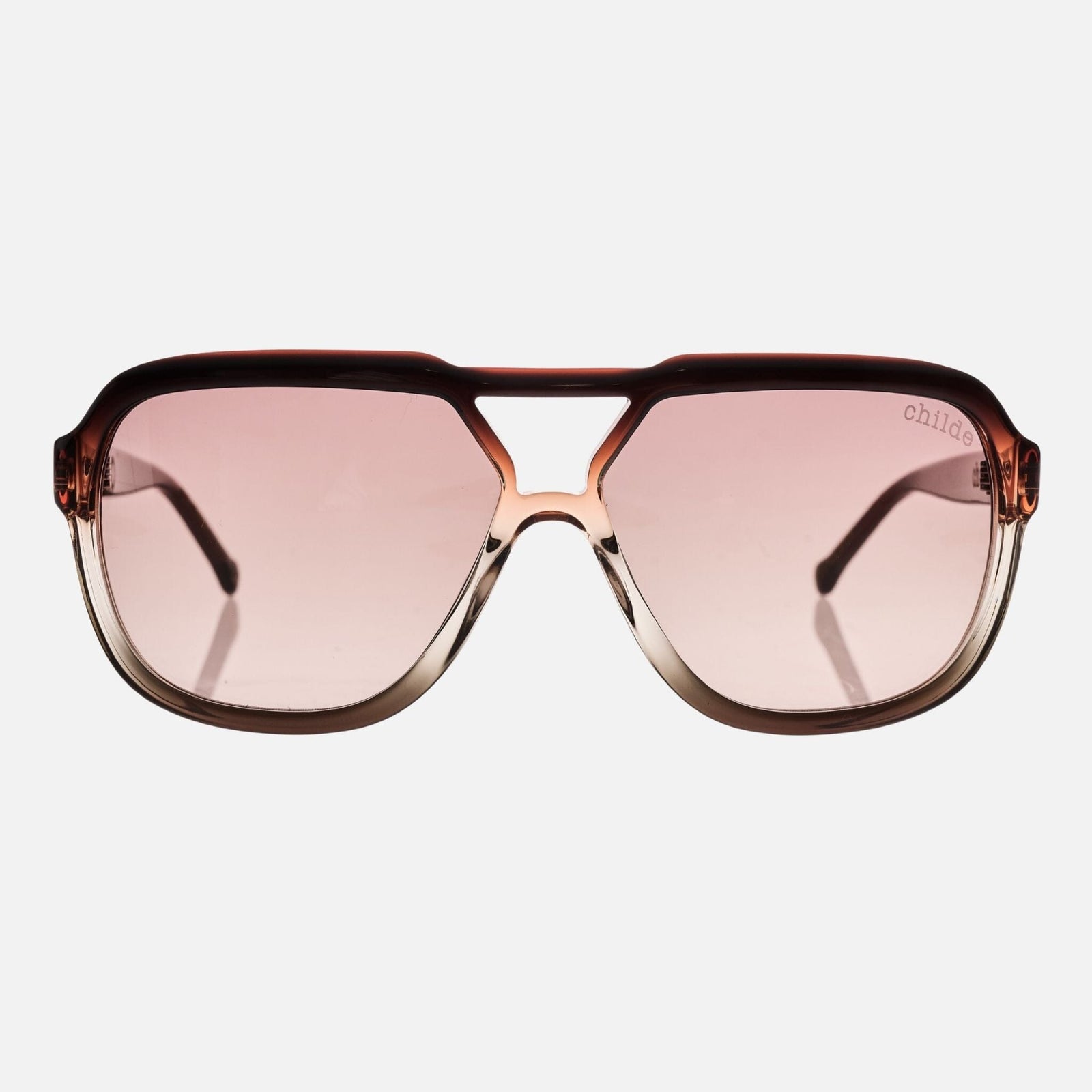 TREBLE.2.0 Brown Orange Fade | Rose Gradient Bio Lens