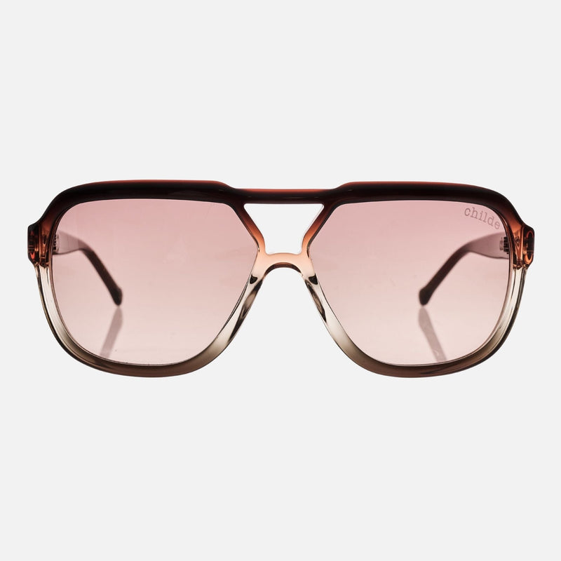 TREBLE.2.0 Brown Orange Fade | Rose Gradient Bio Lens