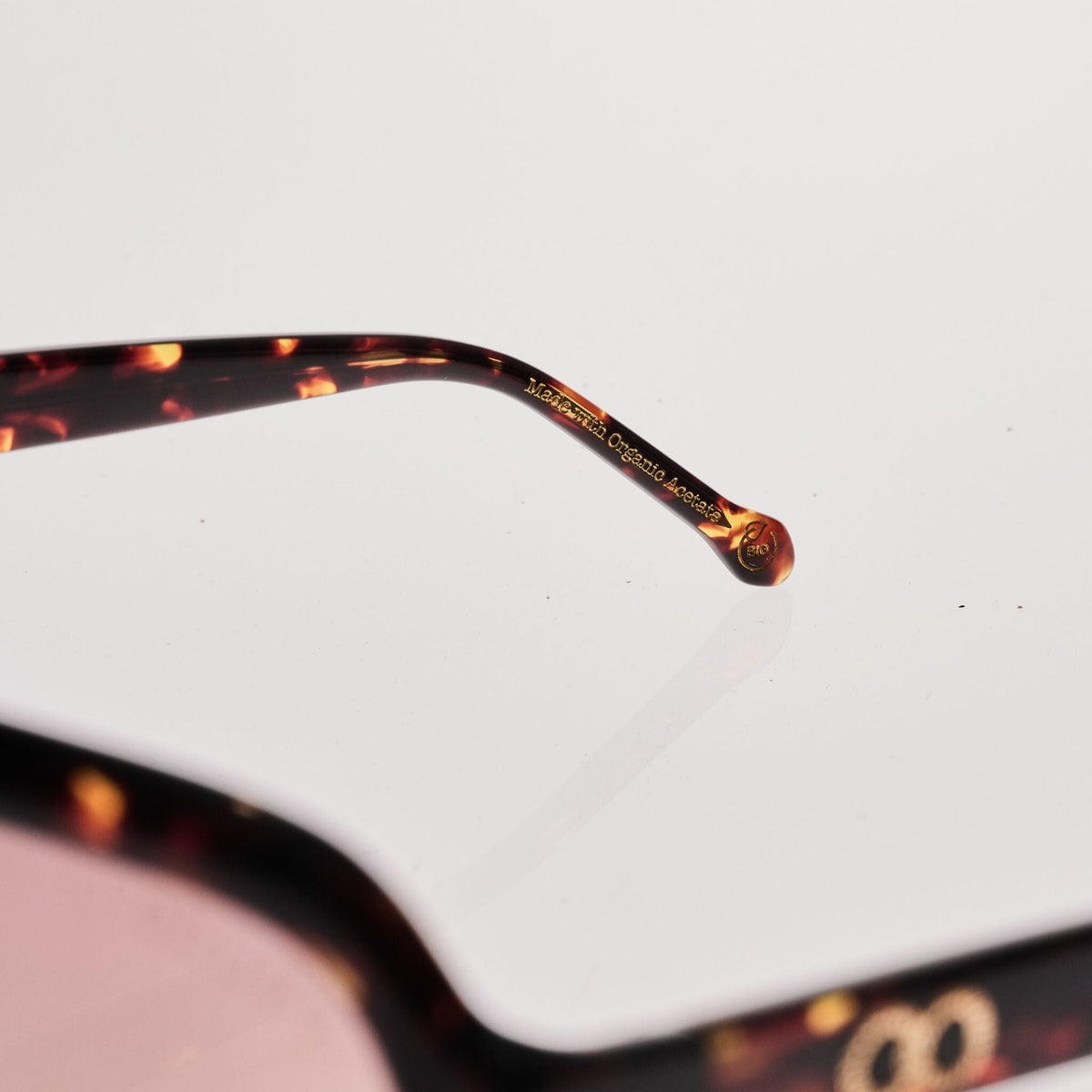 TREBLE.2.0 Gloss Havana Tort | Rose Gradient Bio Lens