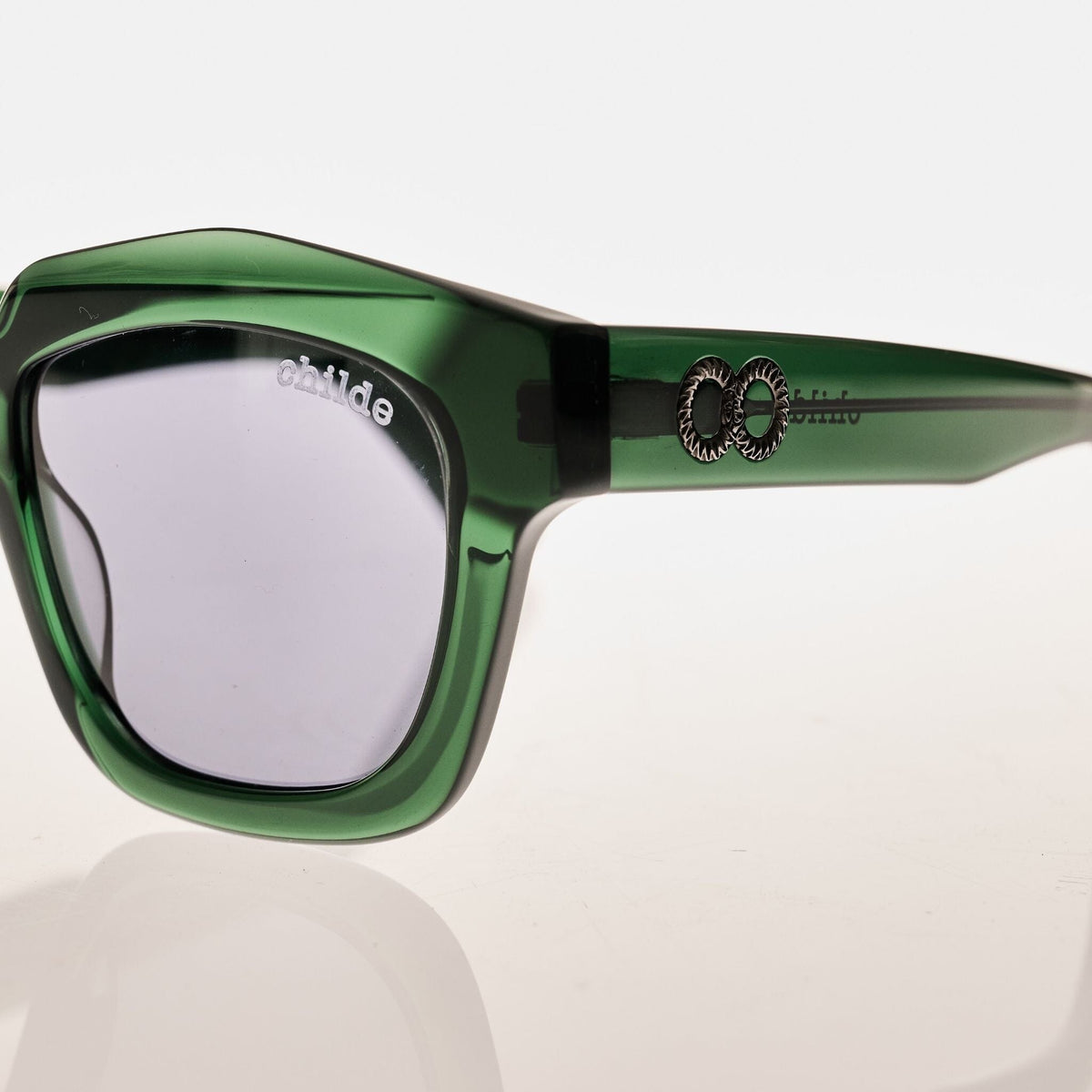 VIVID Bio-Acetate Translucent Green | Grey Bio Lens