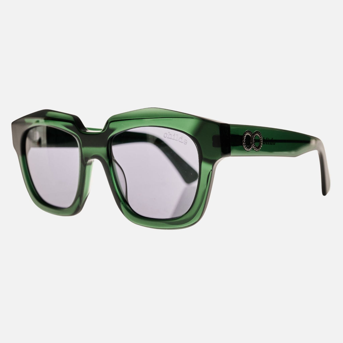 VIVID Bio-Acetate Translucent Green | Grey Bio Lens