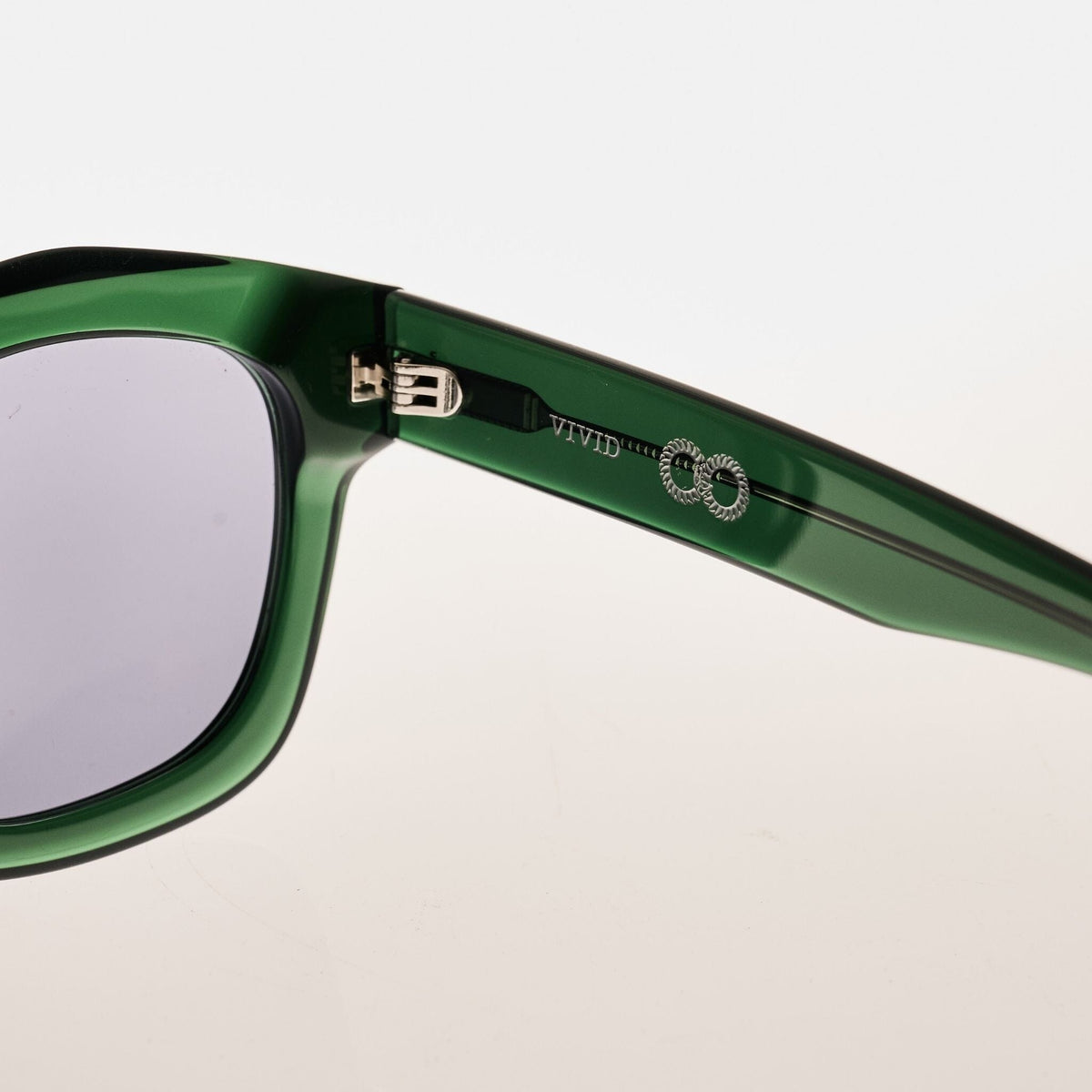 VIVID Bio-Acetate Translucent Green | Grey Bio Lens