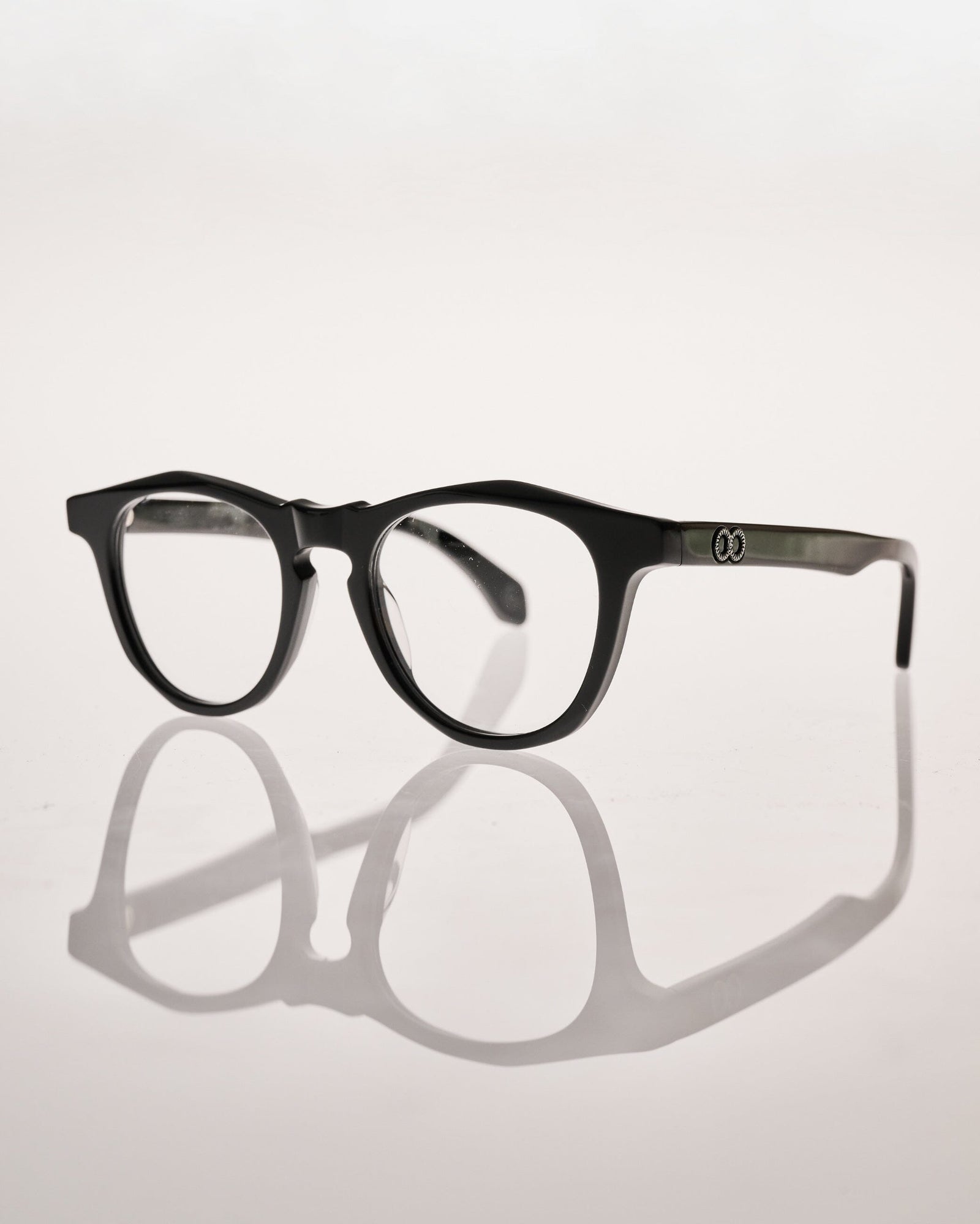 VOCAL Bio-Acetate Gloss Black | Prescription Lens