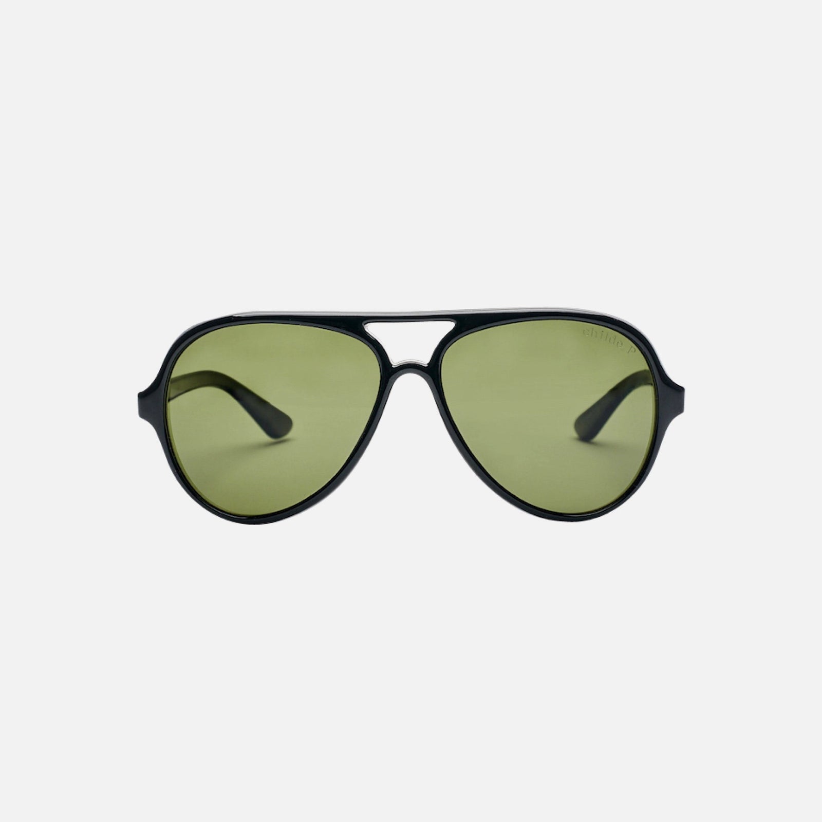 DELETE Gloss Black | Green Polarised Lens