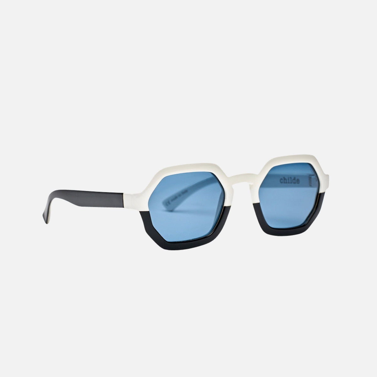 EXIT - Gloss Black/Gloss White Top Deck | Blue Telluric Lens