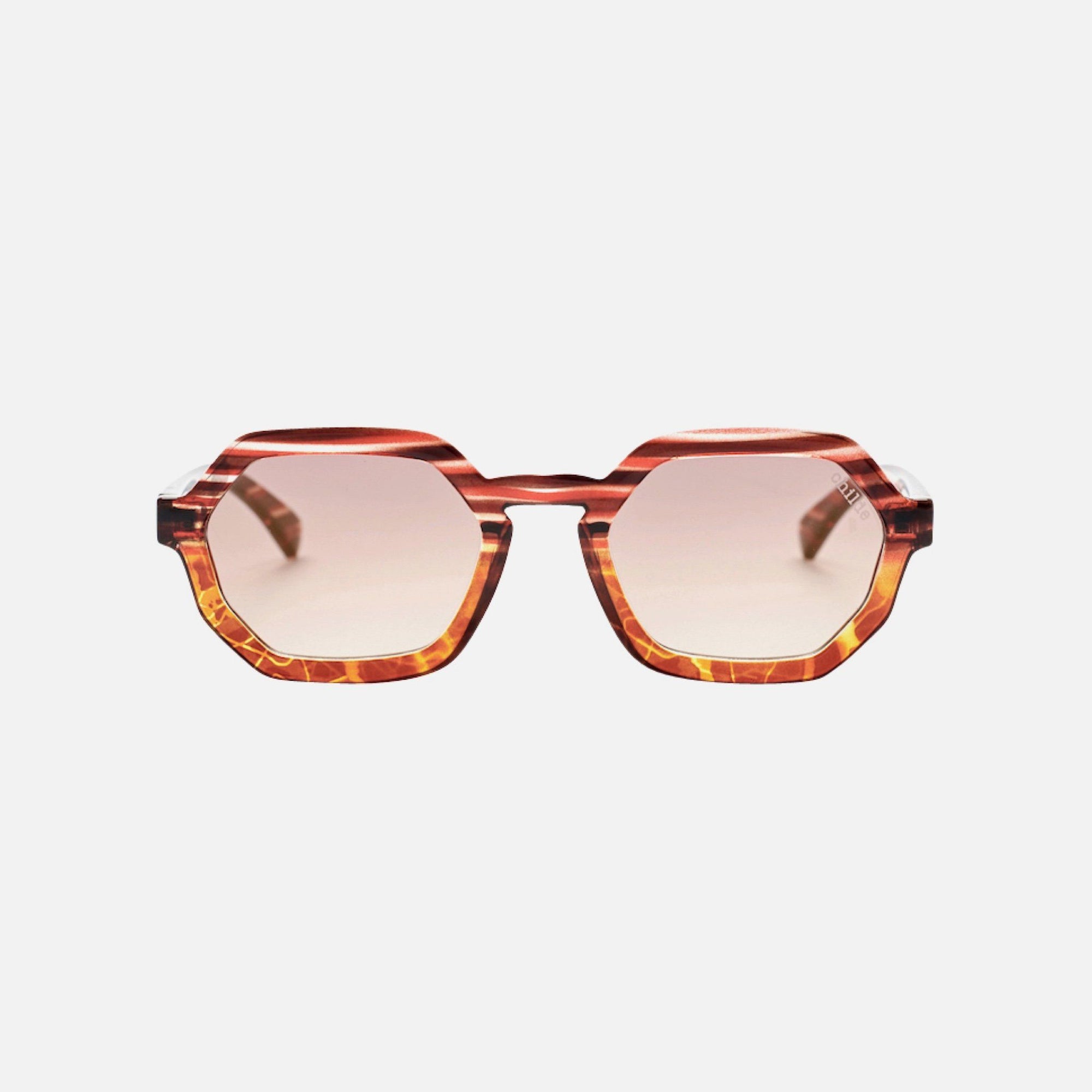 EXIT Striped Bourdeaux to Gloss Tort | Amber Lens