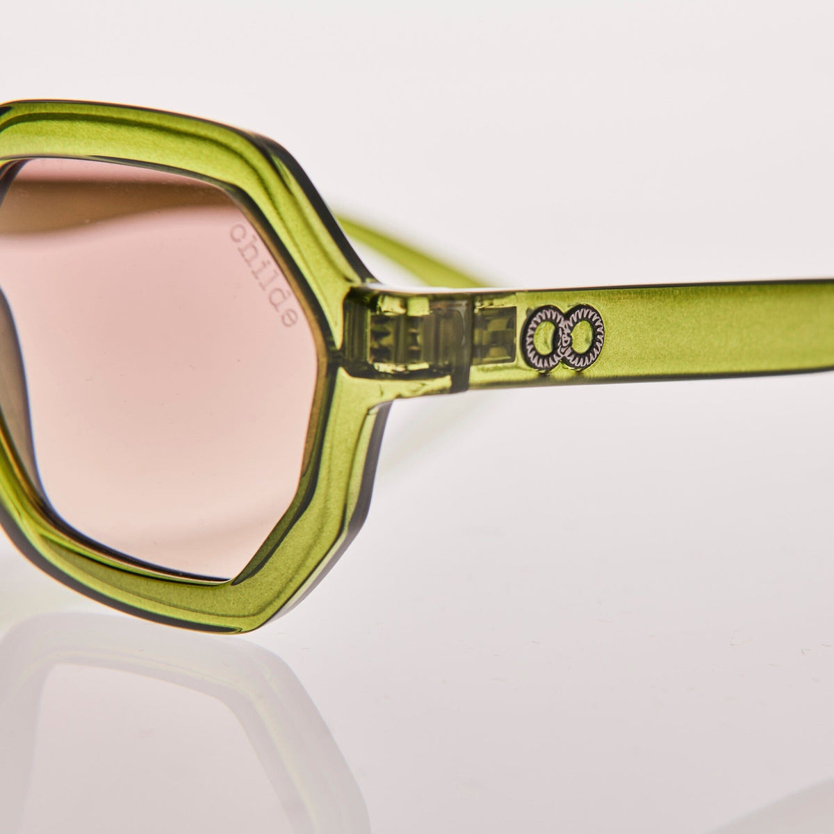 EXIT Translucent Emerald | Rose Gradient Bio Lens