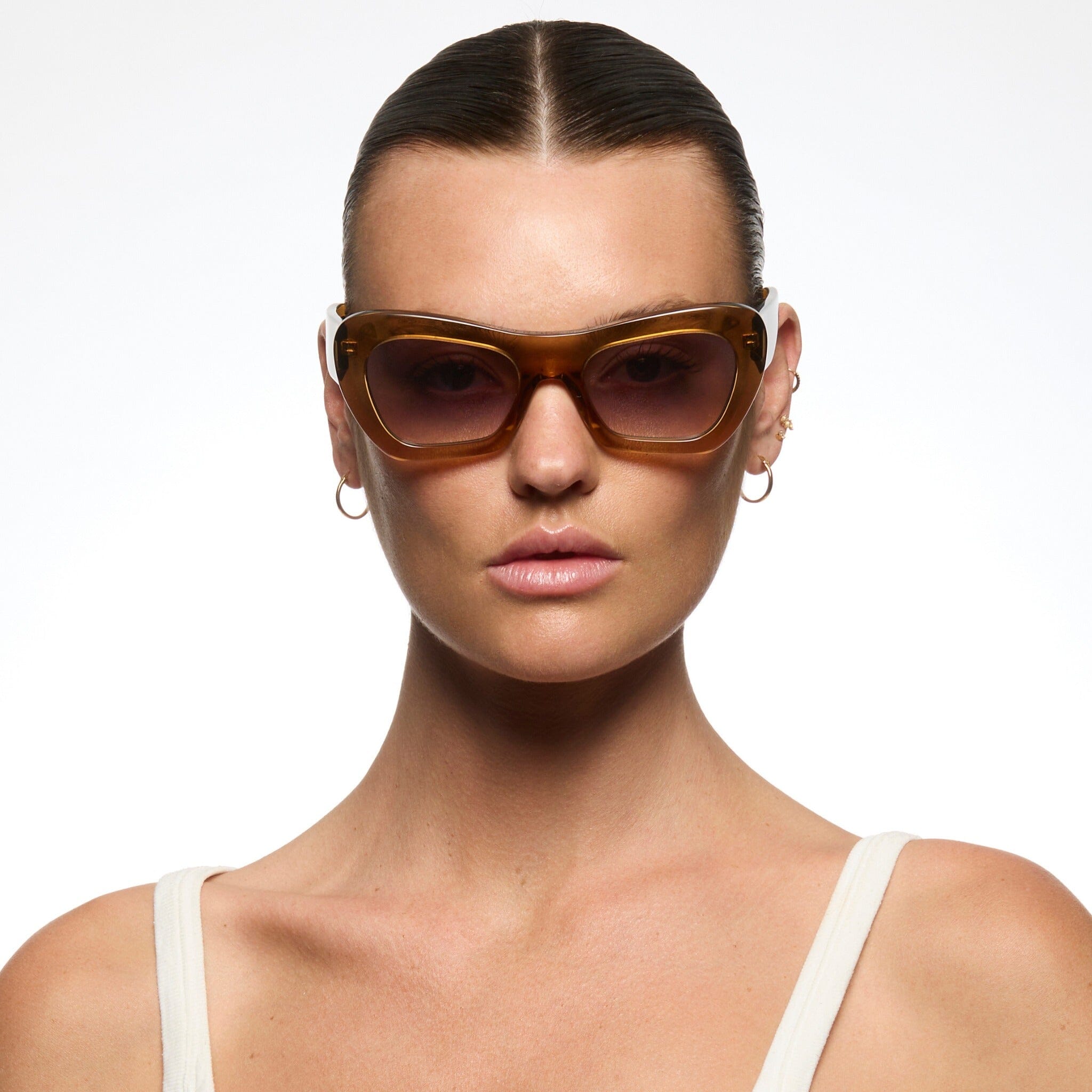 FARFALLE Translucent Cola | Amber Gradient Bio Lens