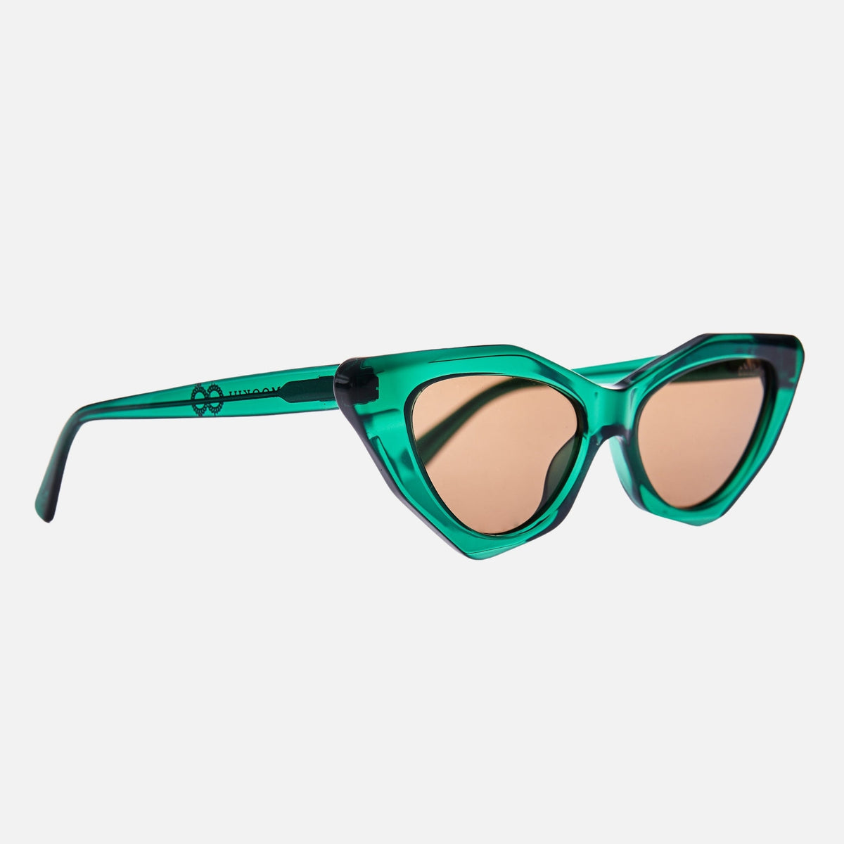 MOOKHI Bio-Acetate Deep Teal | Amber Bio Lens