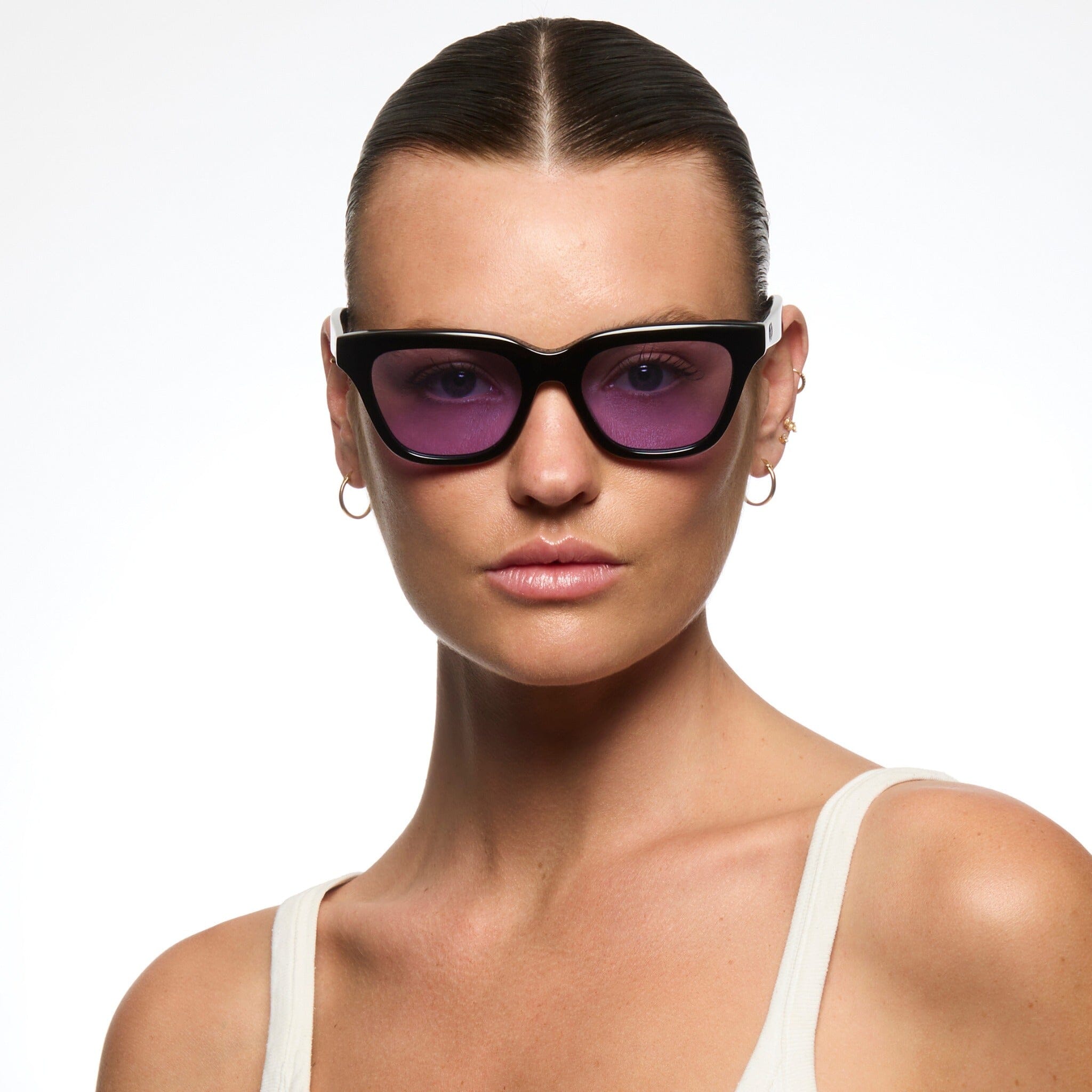Dark purple lens sunglasses new arrivals
